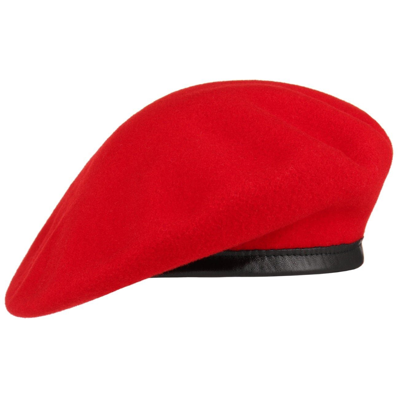 Kangol Baskenmütze (1-St) Damenbaske mit Einfass rot