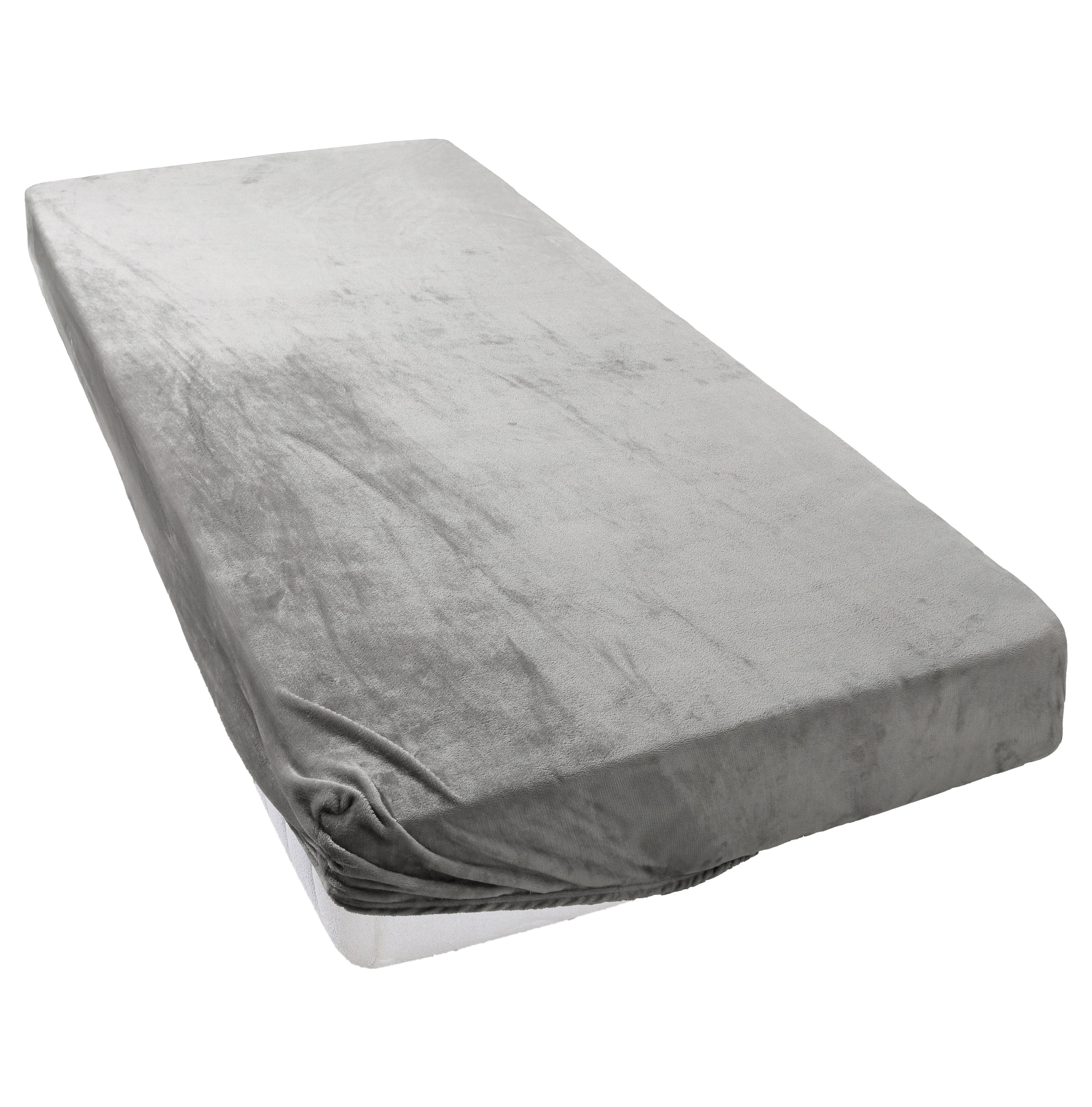 OTTO home Spannbettlaken Desner3, Mikrofaser Fleece besonders weich im Griff, Cashmere-Touch, Microfaser, Gummizug: rundum, (1 Stück), für Matratzen bis 20cm Hö – Bild 2 von 3
