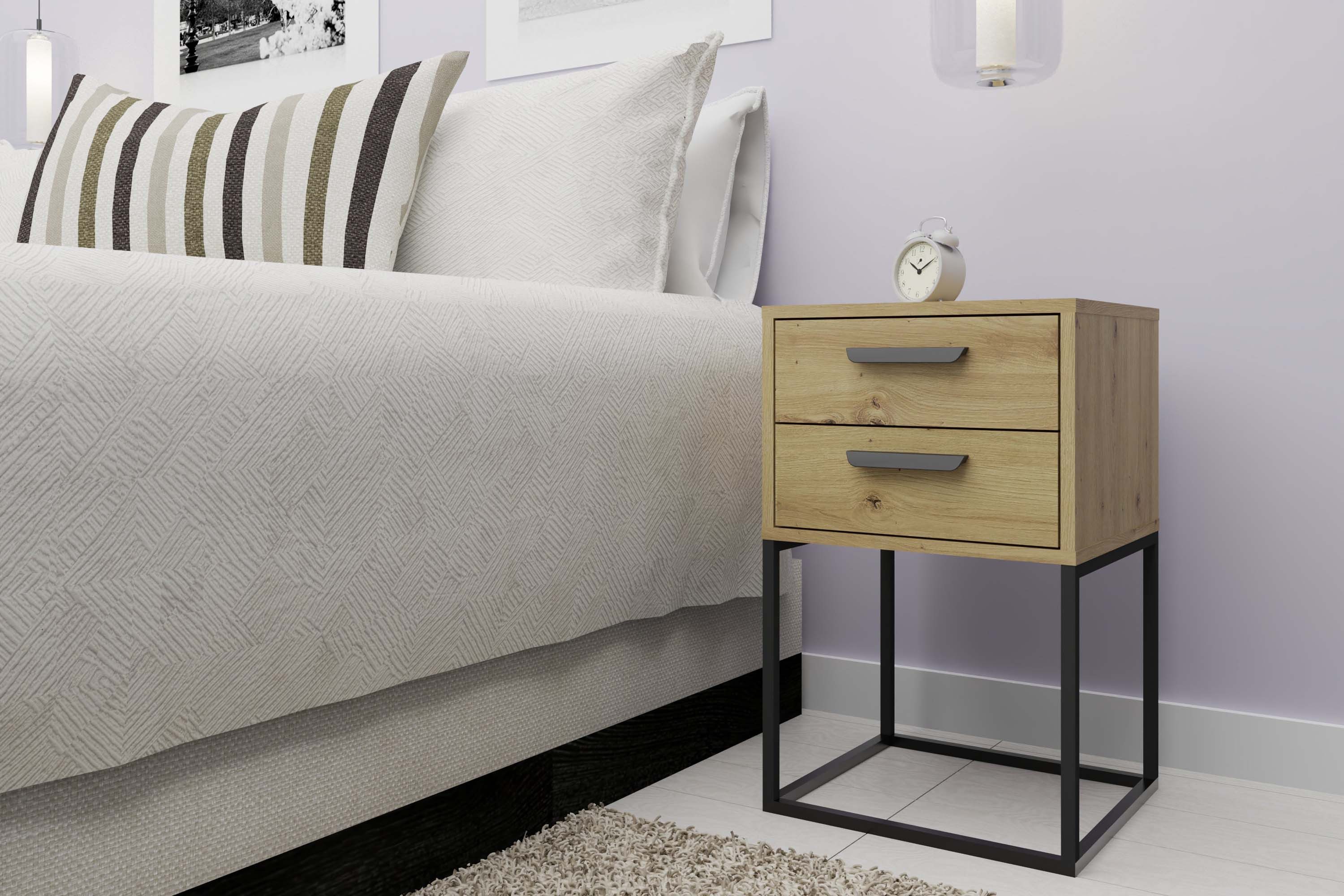 KONSIMO® Nachttisch RECTUS Nachtschrank, Modern, hergestellt günstig online kaufen