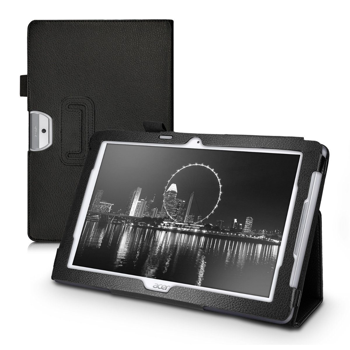 kwmobile Tablet-Hülle, Hülle für Acer Iconia One 10 (B3-A30) - Slim Tablet  Cover Case Schutzhülle mit Ständer