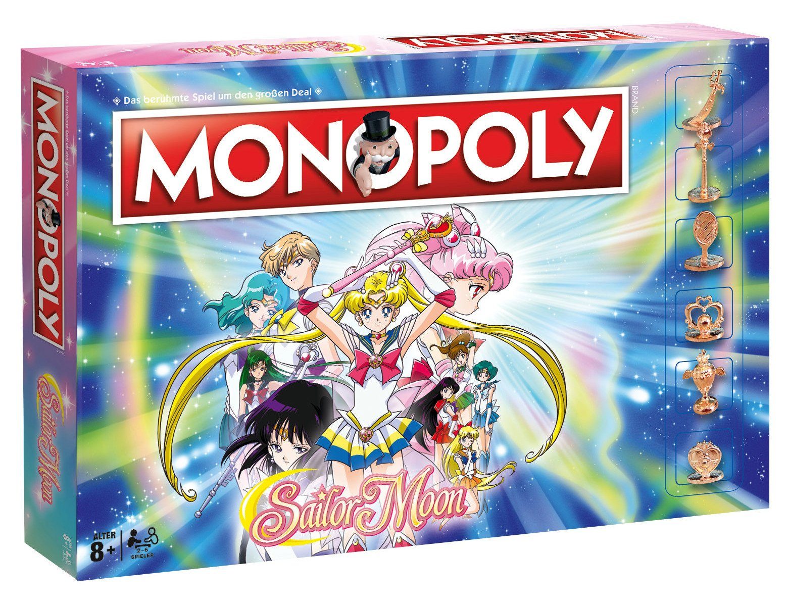 Winning Moves Spiel Monopoly Sailor Moon, Brettspiel