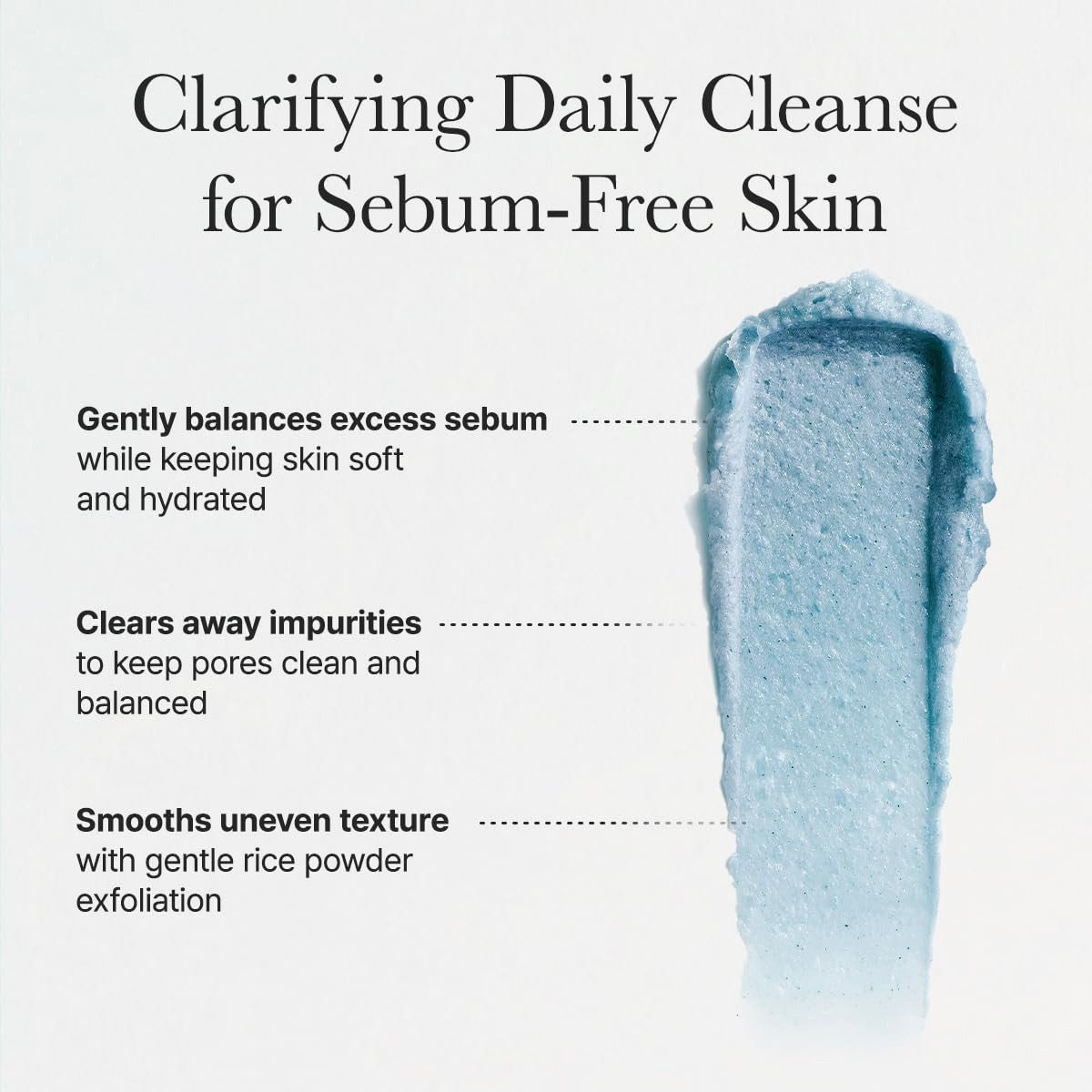 Arencia Gesichtsreinigungsgel Arencia, Fresh Blue Hyssop Rice Mochi Cleanser – 120 g