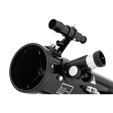 Uniprodo Teleskop Teleskop Einsteiger Fernrohr Reflektor Spiegelteleskop Astronomie 700