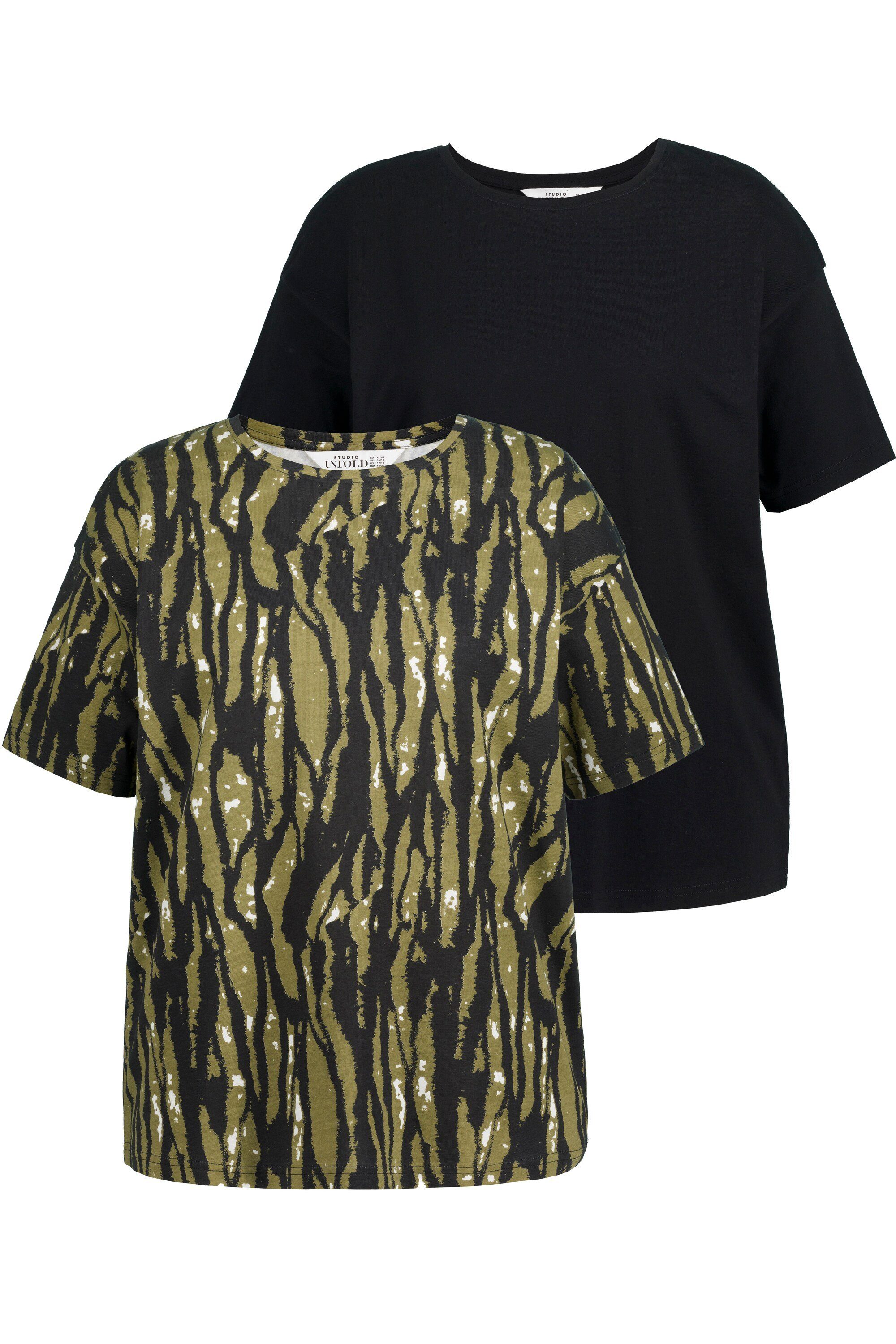 Studio Untold T-Shirt Oversized-Shirt Fanta Halbarm Produktbild-Vorschau 11