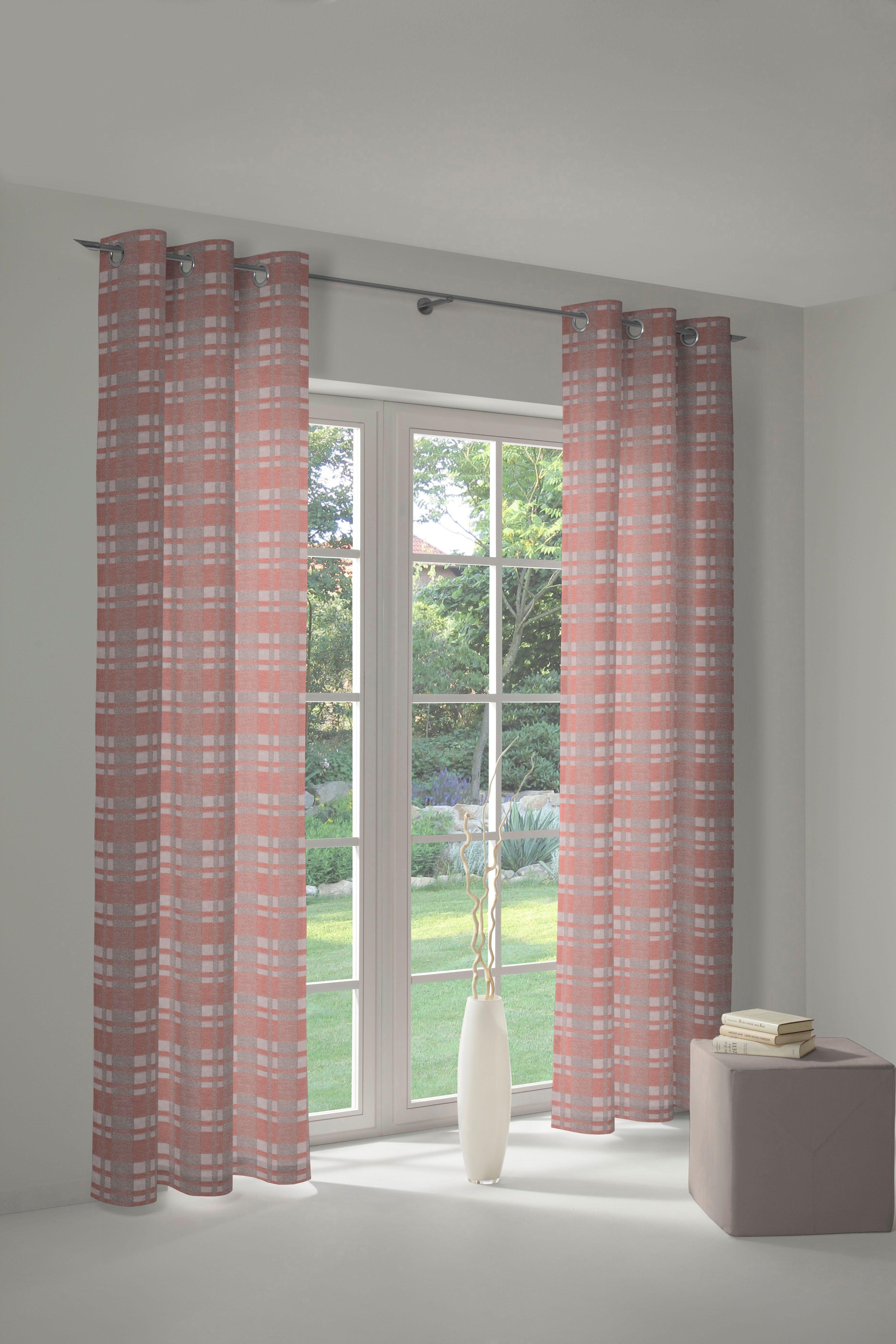 Wirth Vorhang Laufenberg, Ösen (1 St), blickdicht, Jacquard