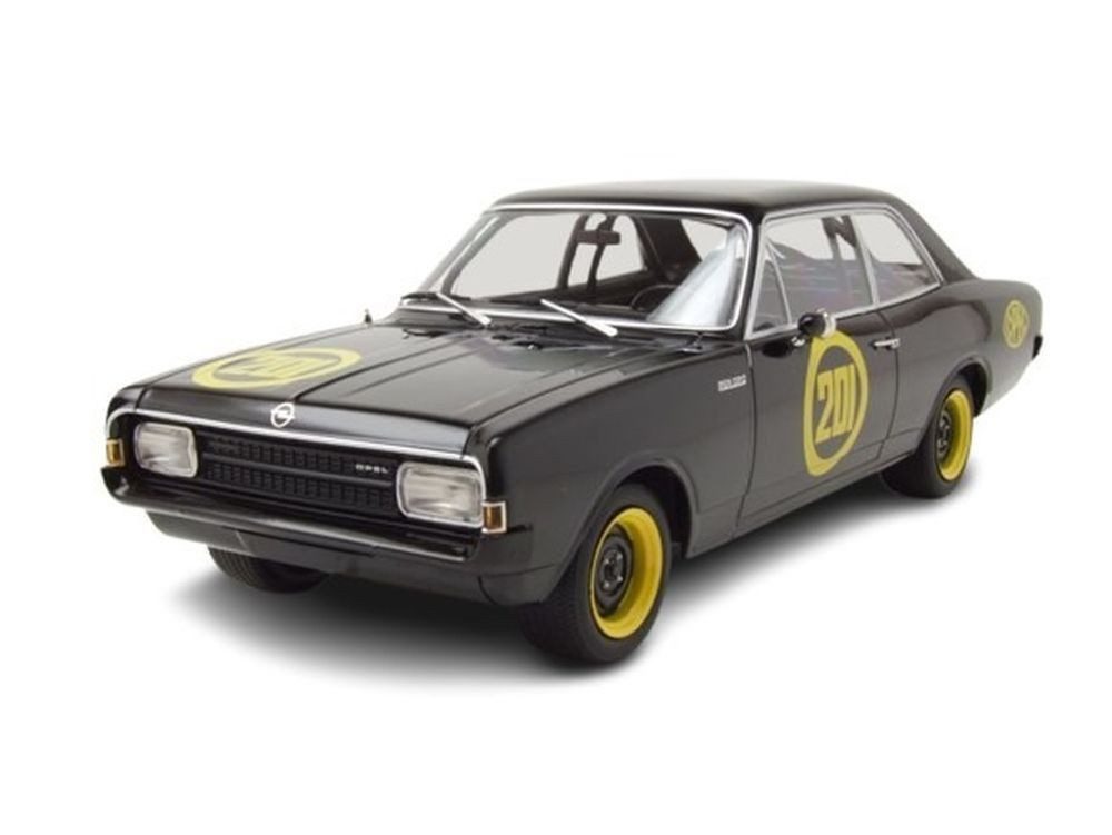 MCG Modellauto Opel Rekord C #201 Schwarze Witwe 1967 schwarz, Maßstab 1:18