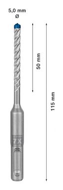 BOSCH Universalbohrer Expert SDS plus-7X, (30 Stück), Hammerbohrer, 5 x 50 x 115 mm - 30er-Pack