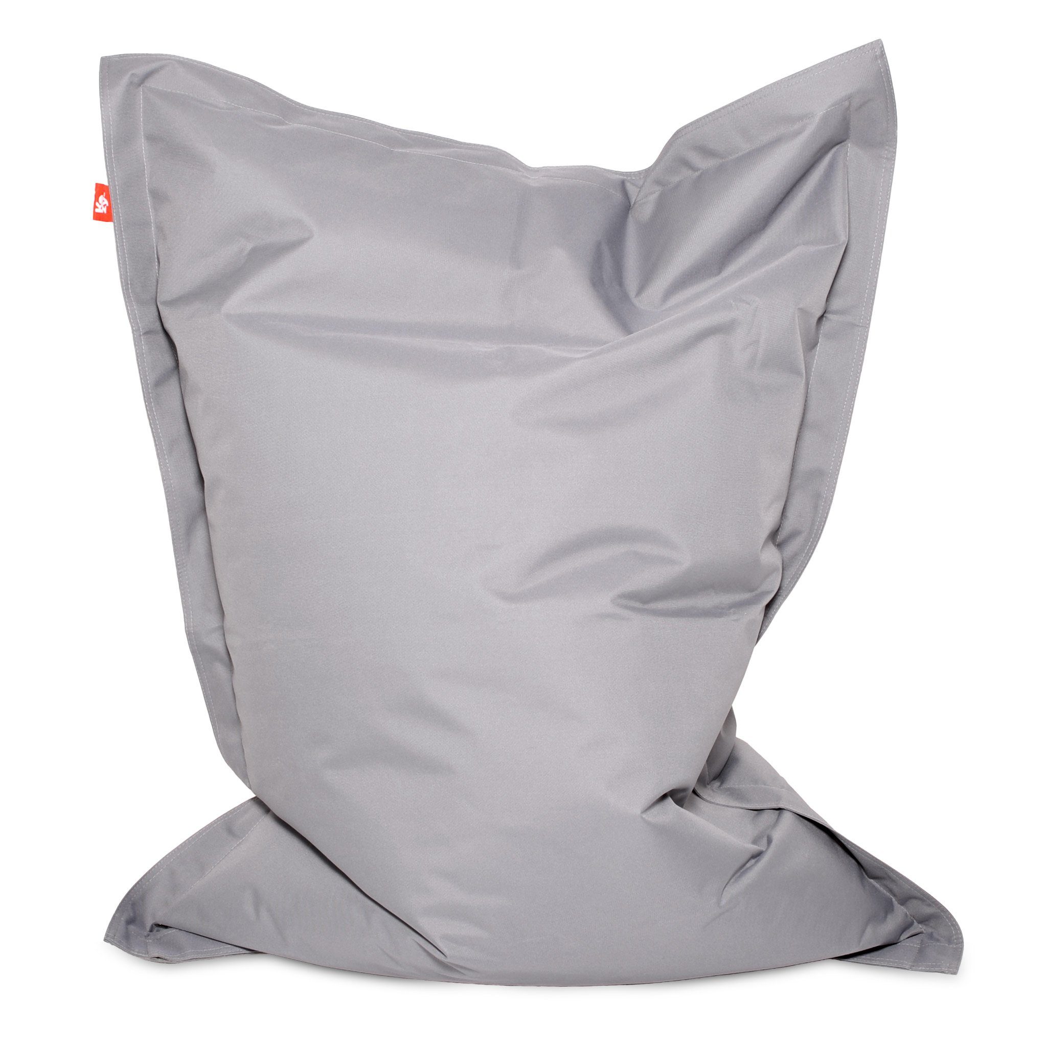 KOZYS Sitzsack XXL (Stabiles sicheres Design mit EPS-Perlen, Indoor & Outdoor, Terrasse, Garten oder Wohnzimmer), Gute Qualität zu fairem Preis Grau