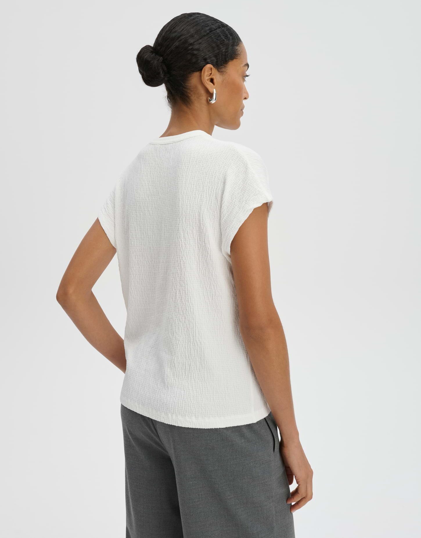 someday Kurzarmshirt Kedora easy aus Jersey mit 3D-Struktur Mit strukturierter Oberfläche und softem Griff