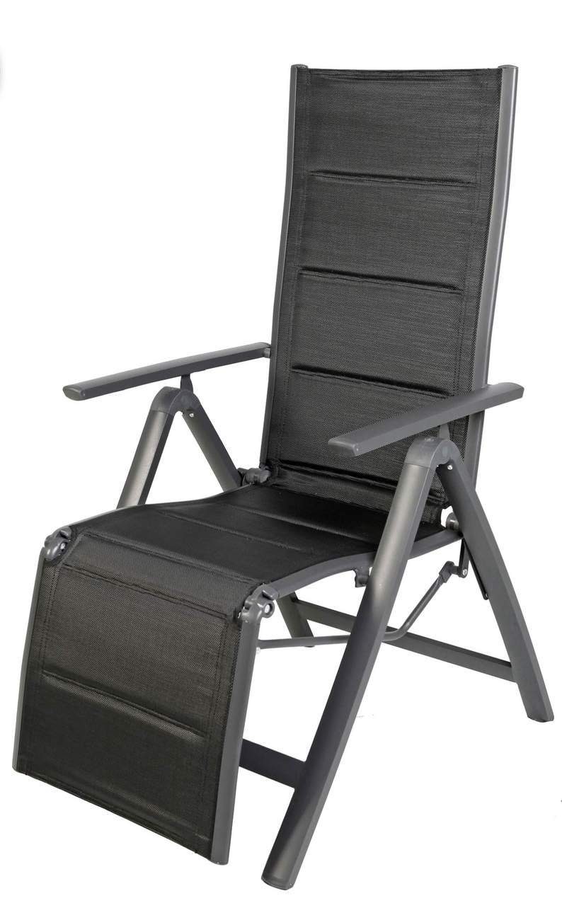 LEX Relaxsessel Relaxsessel Gartensessel Comfort Gestell Aluminium anthrazi günstig online kaufen
