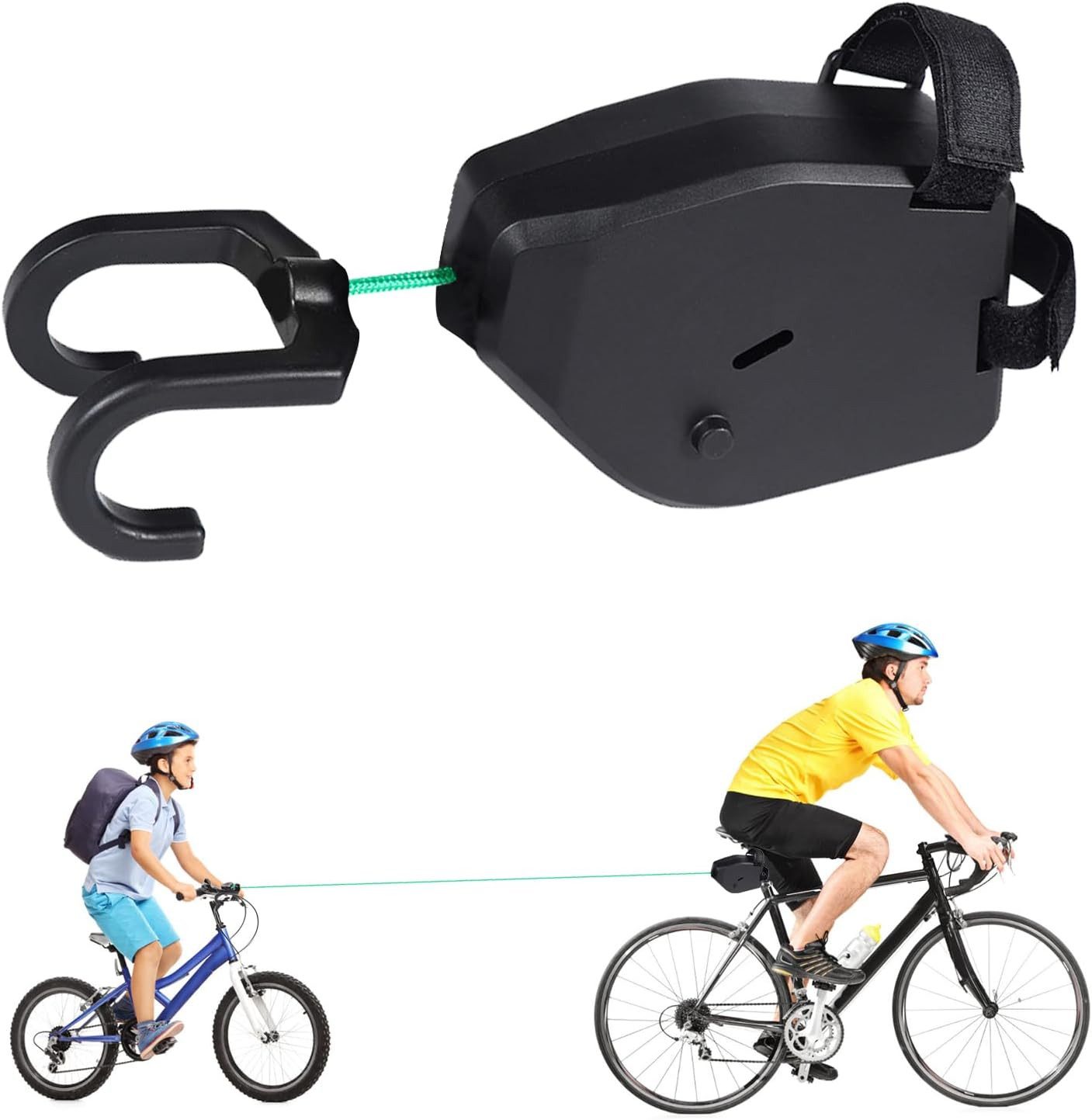 Fahrrad Abschleppseil Kinder Fahrrad Traktionsseil 2.5M Retractable Abschleppseil