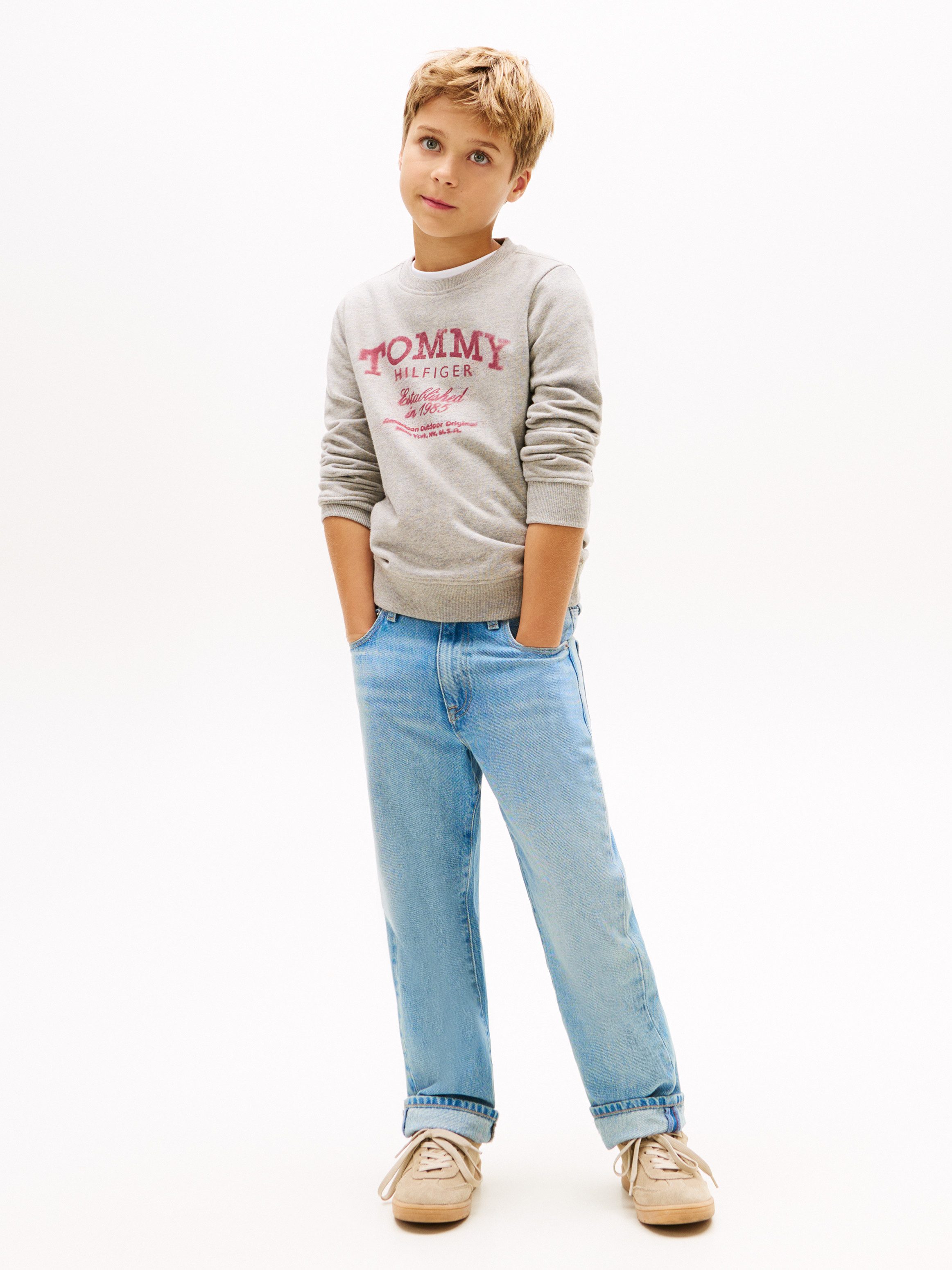 Tommy Hilfiger Sweatshirt Regular fit, für Kinder bis 16 Jahre