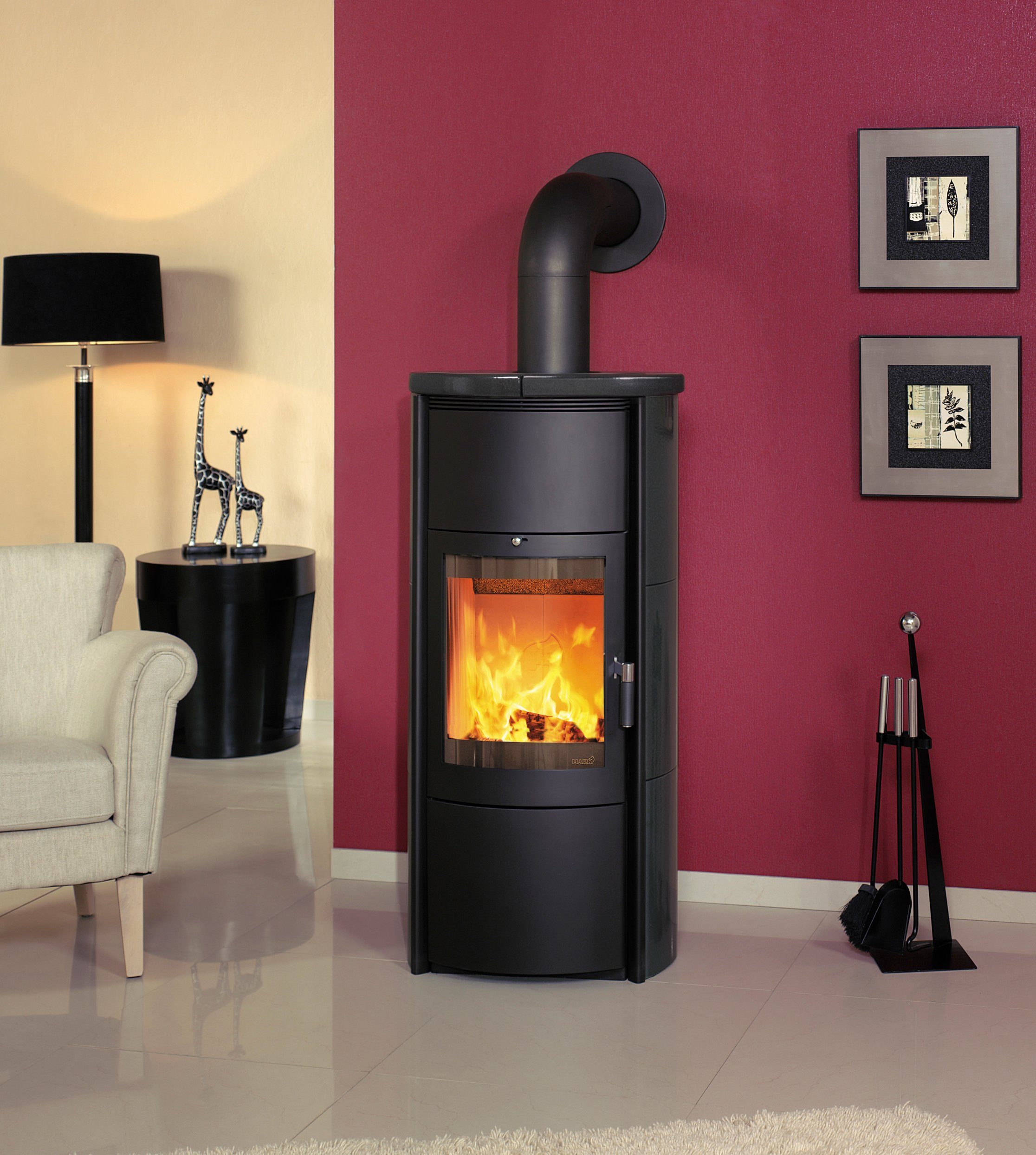 HARK Kaminofen »Keno ECOplus, Meteor-schwarz«, 7 kW, Zeitbrand günstig online kaufen
