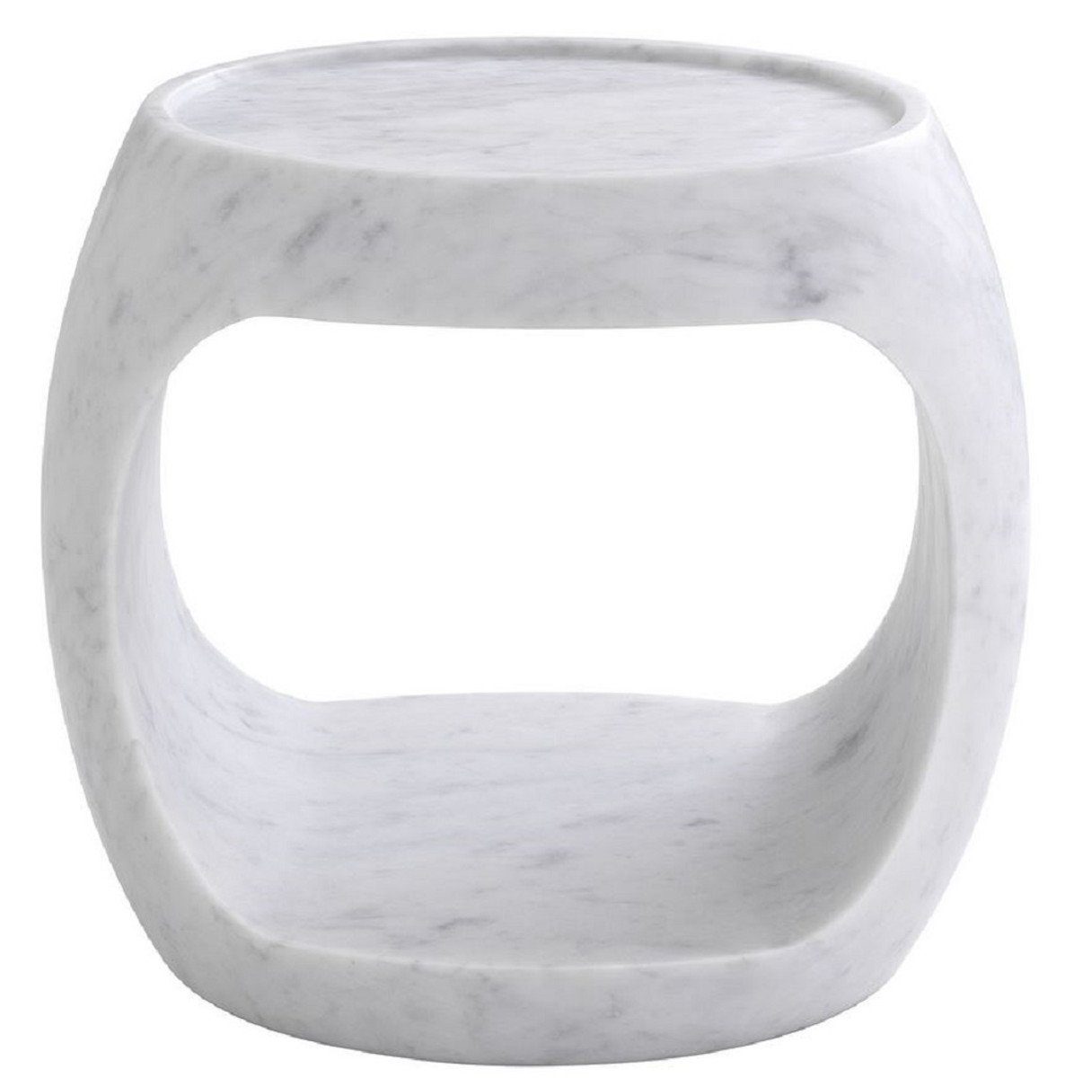 Beistelltisch Marmor x Beistelltisch cm 43 Qualität Padrino Weiß 40,5 Marmor - Luxus Luxus - Casa x H. Möbel 36,5