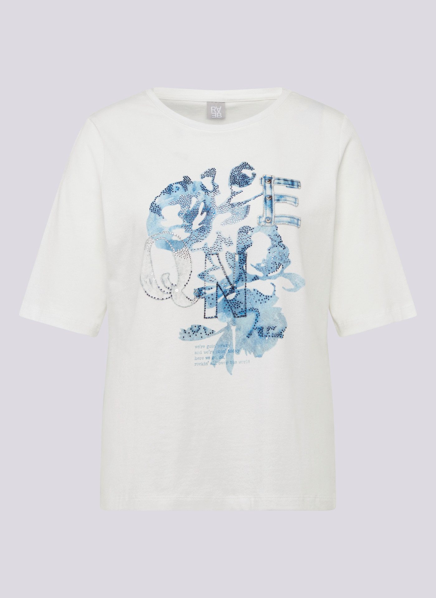 Rabe T-Shirt mit Frontprint