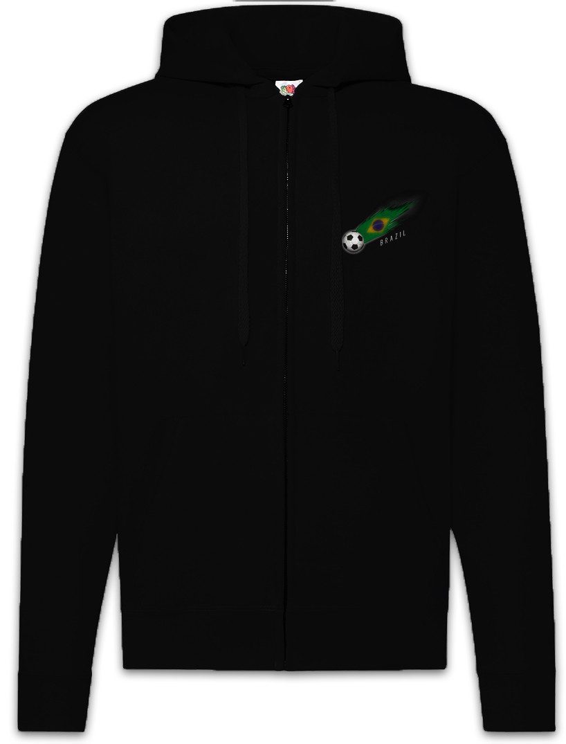 Sweatjacke Brazil Football Comet I Zipper Hoodie Brasilien Brasilianisch