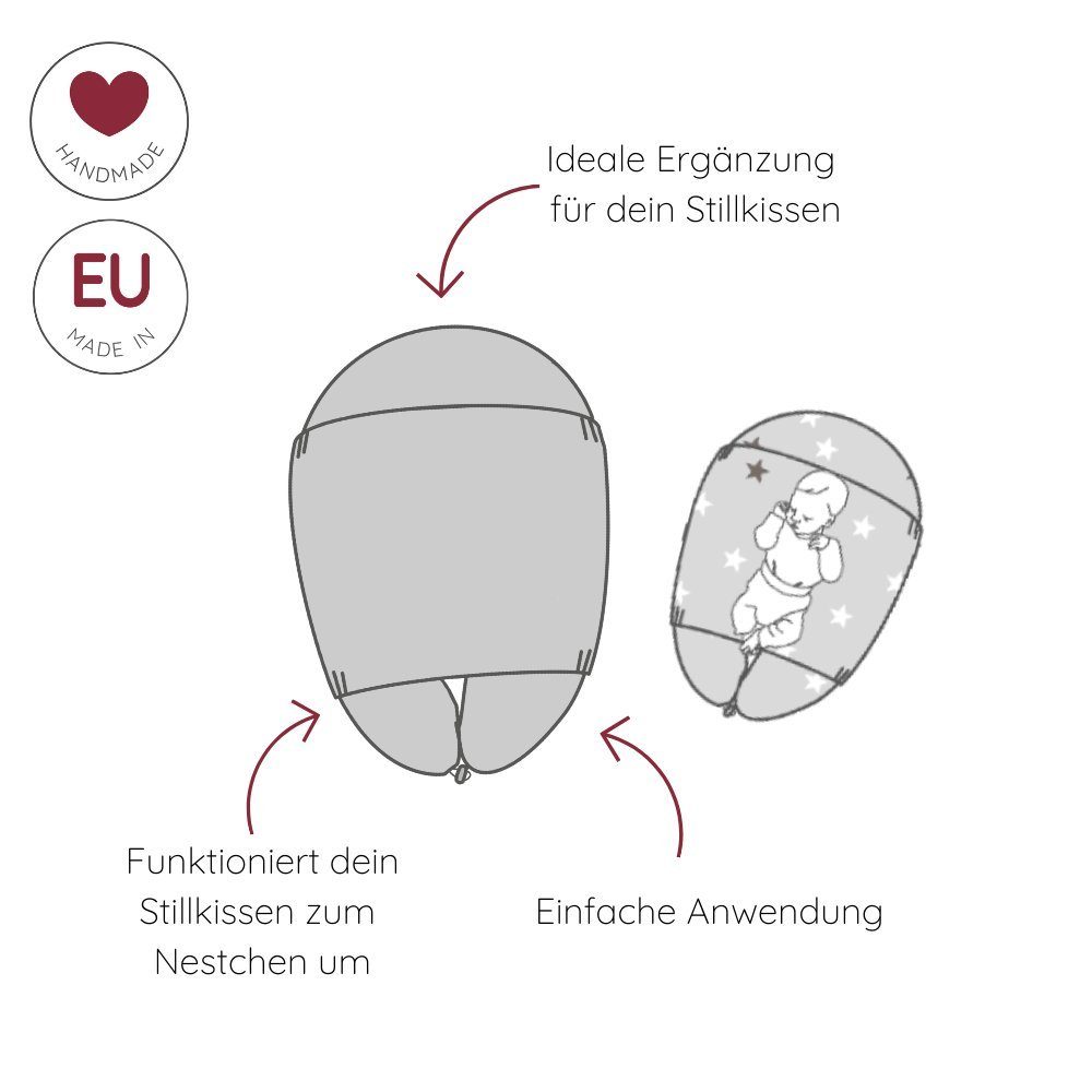 Bezug Lagerungsbezug für Stillkissenbezug Stillkissen, Lagerungshilfe Wald HOBEA-Germany