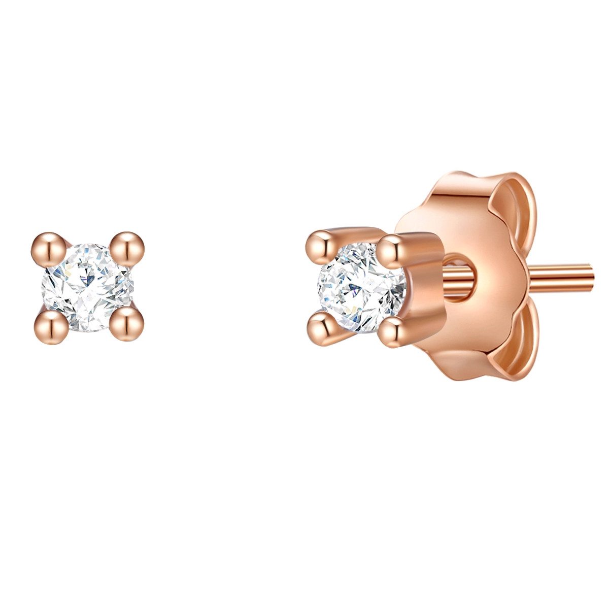 Glanzstücke München Paar Ohrstecker Set: GSM217 (2-tlg), aus Sterling Silber