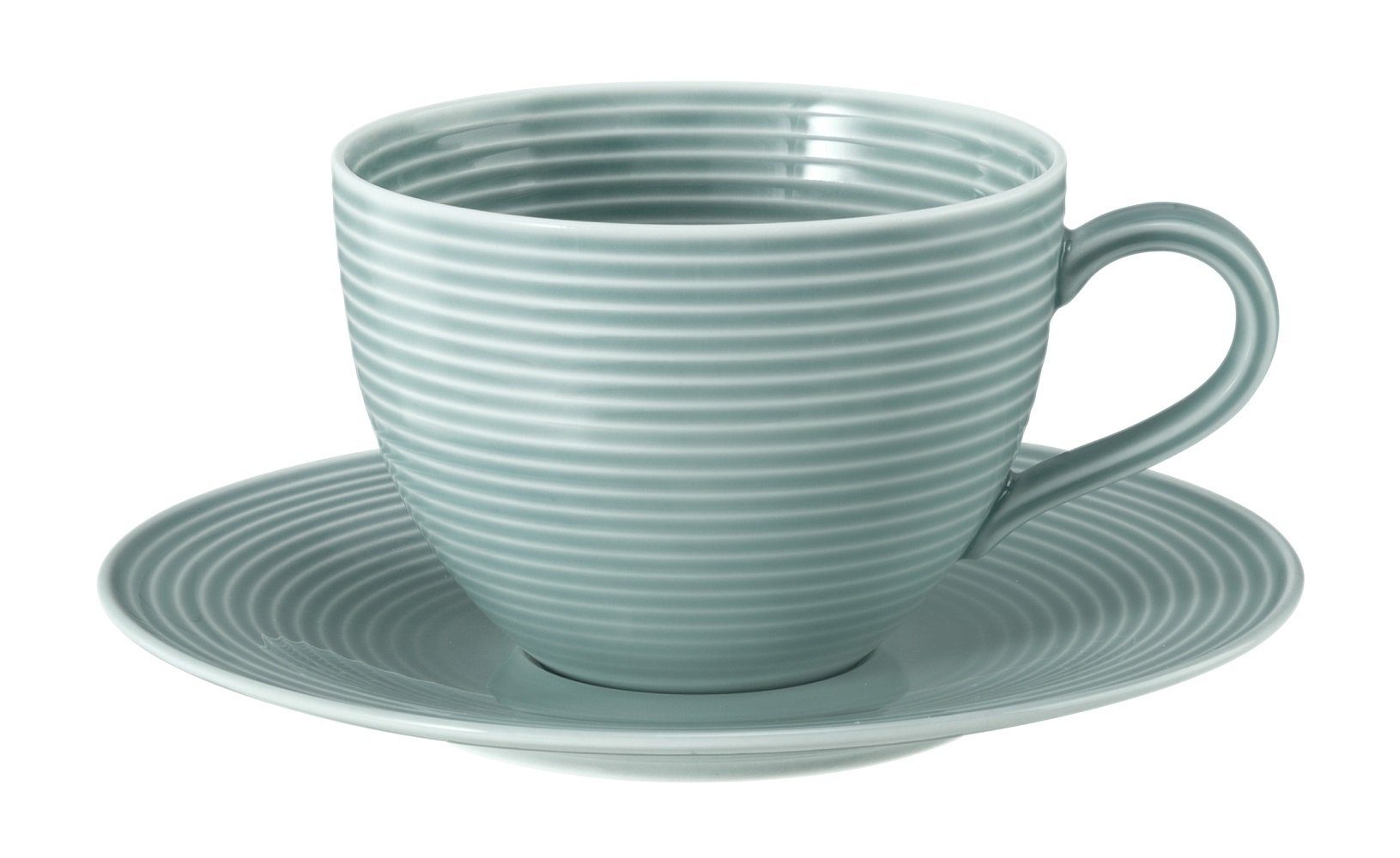 Seltmann Weiden Becher Seltmann Weiden Beat Arktisblau Milchkaffeeobertasse 0,35l, Porzellan