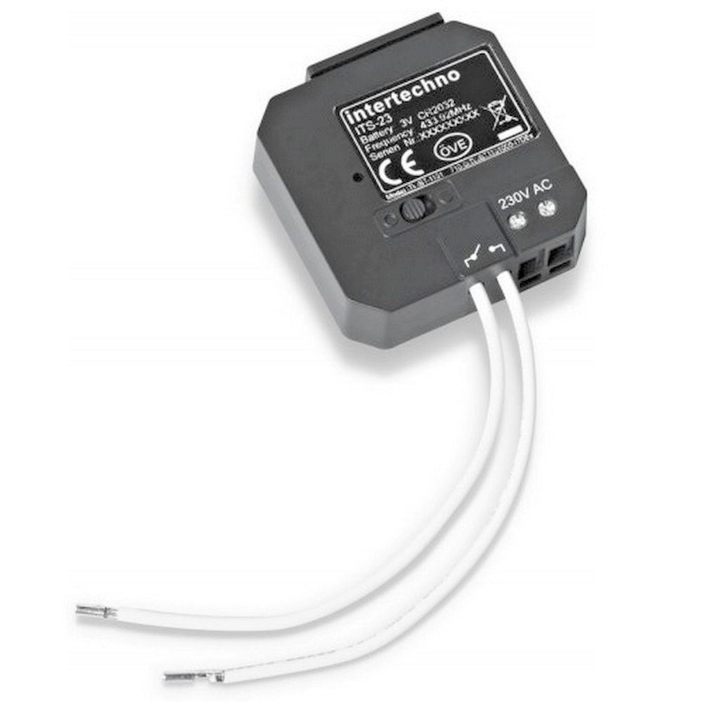 Intertechno Licht-Funksteuerung ITS-23 Intertechno Funk-DUAL-Sender 2 Anschlüsse:, 1 Schaltkontakte, 1-tlg.