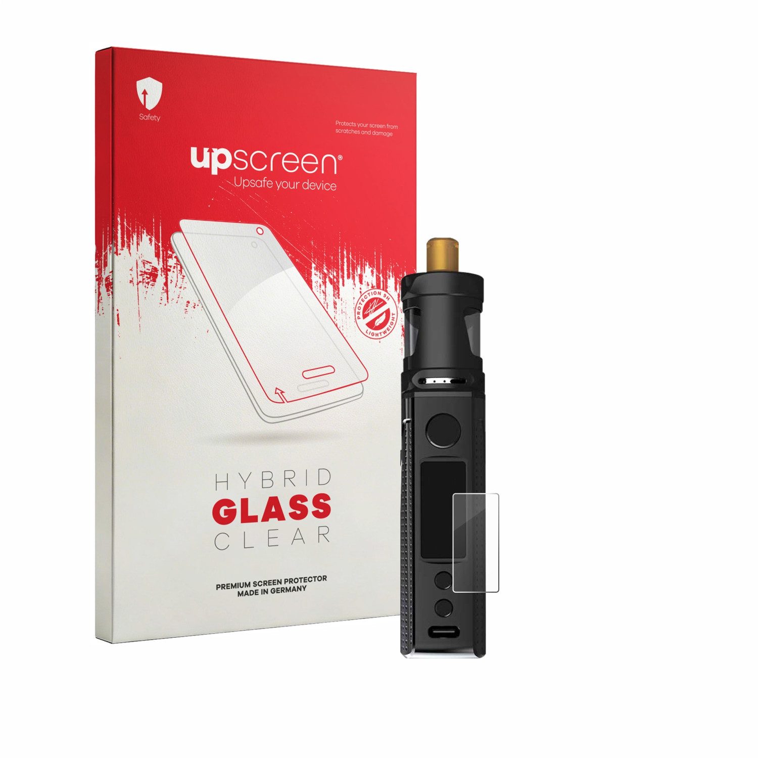 upscreen Displayschutzglas Folie für Innokin LiMAX Kit, Schutzfolie Glas Panzer Display Schutz klar