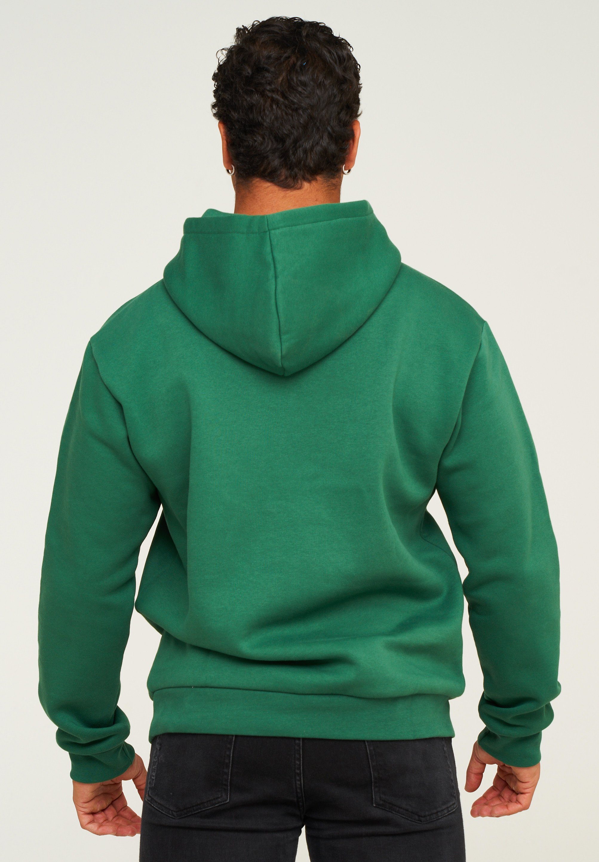 behype Hoodie BHHOBART Herren Basic Oversized Hoodie Raglan Kapuzenpullover Sweater