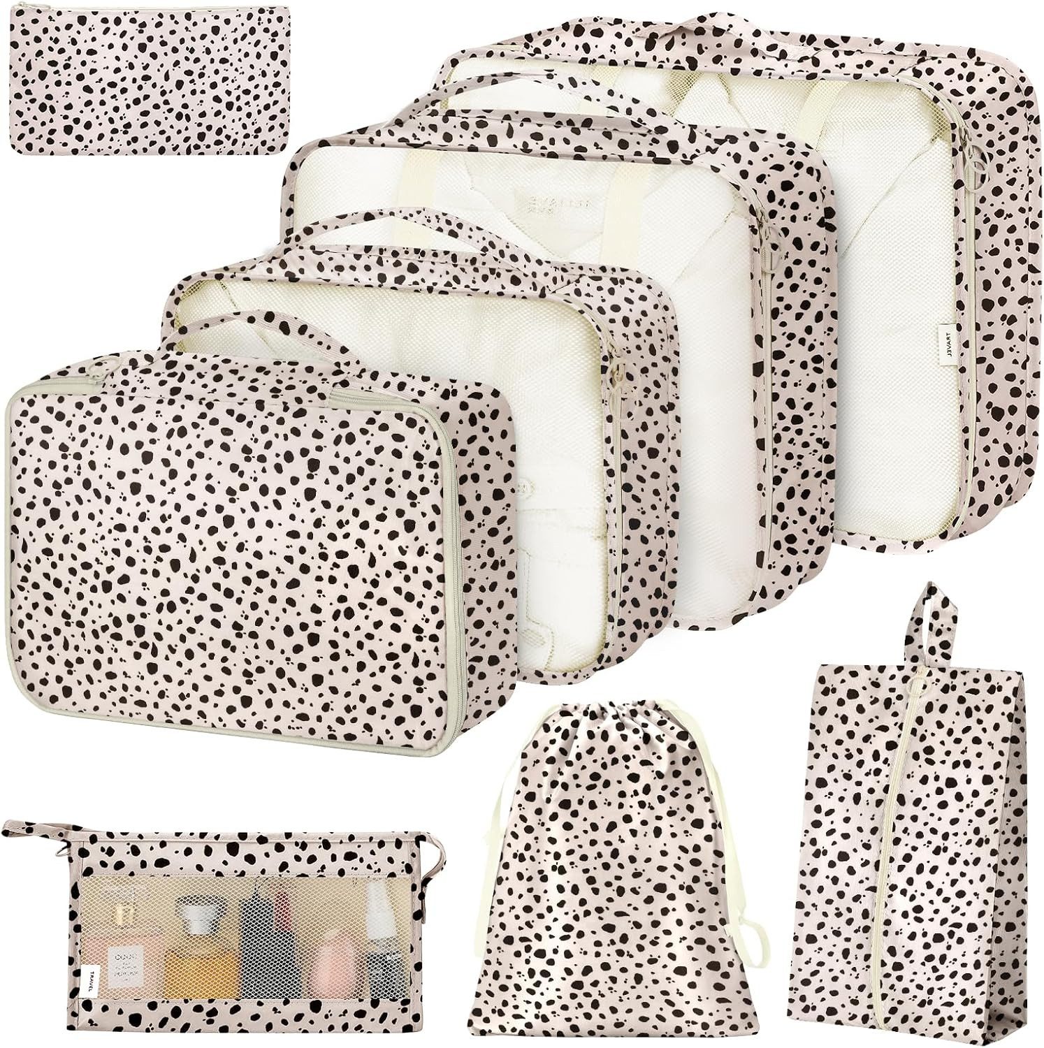 Coonoor Kofferorganizer 8-teiliges wasserdichte Kofferorganizer, Reiseorganizer-Set, (8-tlg), Kofferorganizer ideal für Reisen und Urlaub