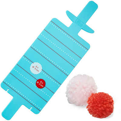 Prym Lineal Mini-Pompon-Maker Prym Love, 2 Größen 1 Pckg.