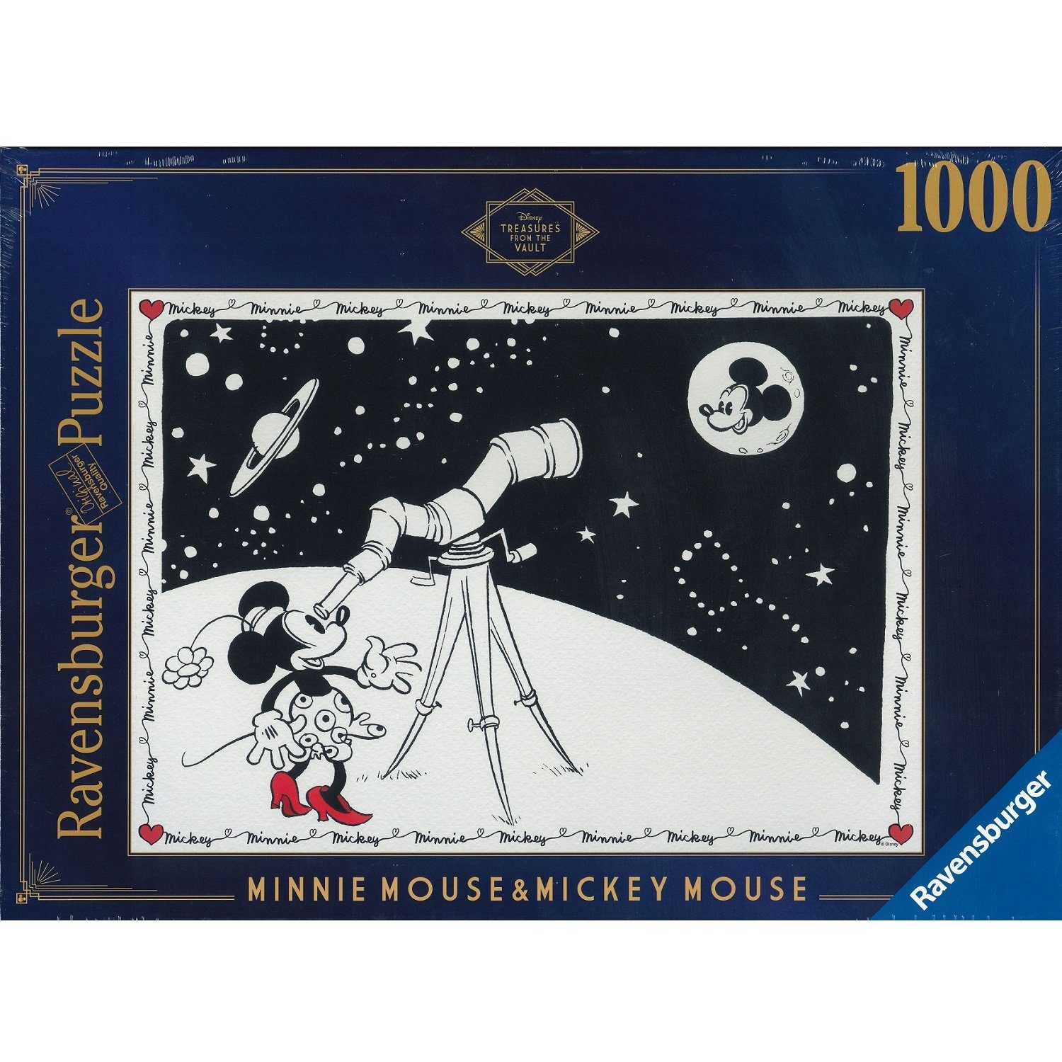 Ravensburger Puzzle Ravensburger - Minnie Puzzleteile, Mouse, 1000 Puzzle Mouse 1000 Teile Mickey &