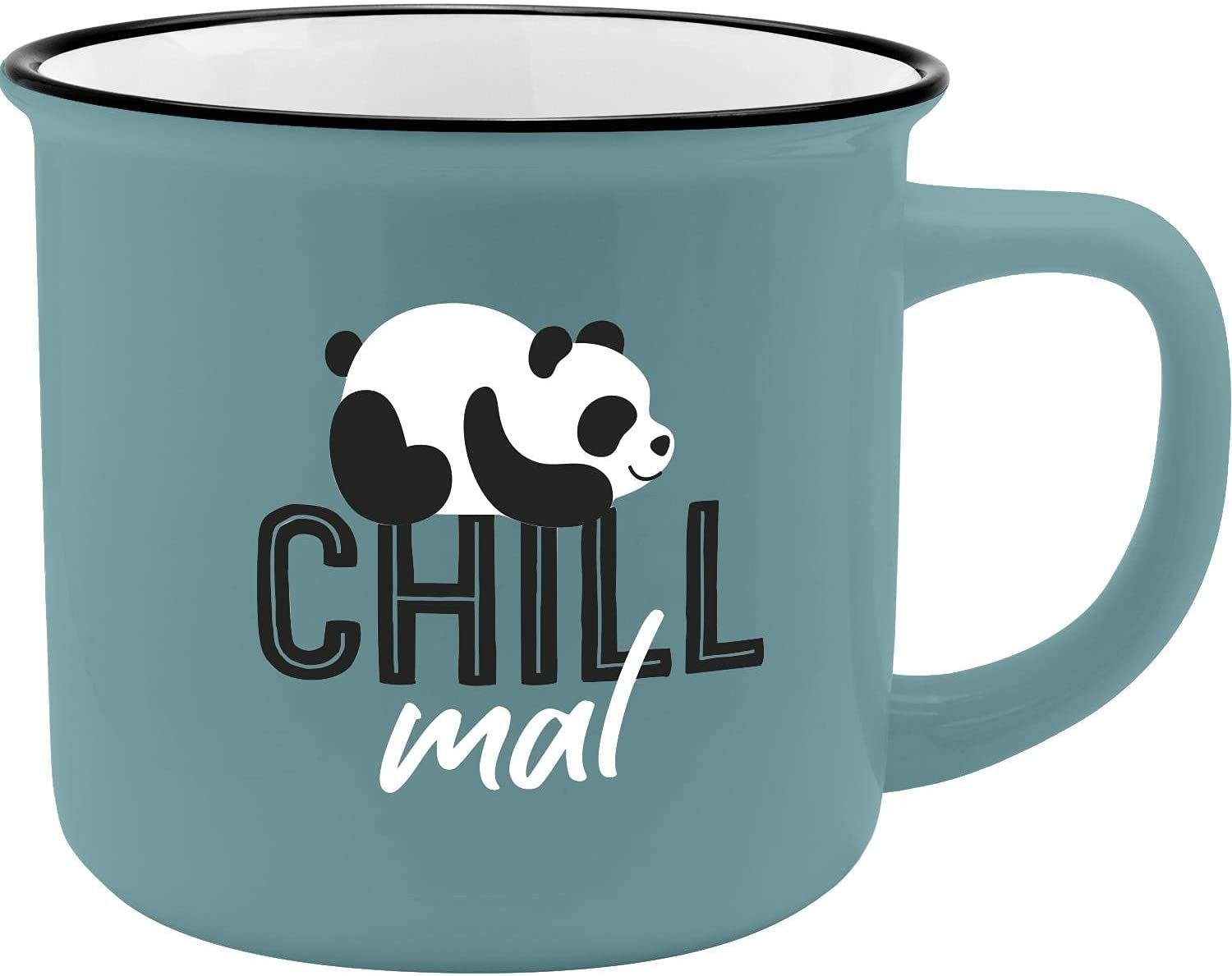 Sheepworld Tasse Tasse Becher Kaffeetasse Bürotasse Lieblingsbecher Sheepworld CHILL, Porzellan