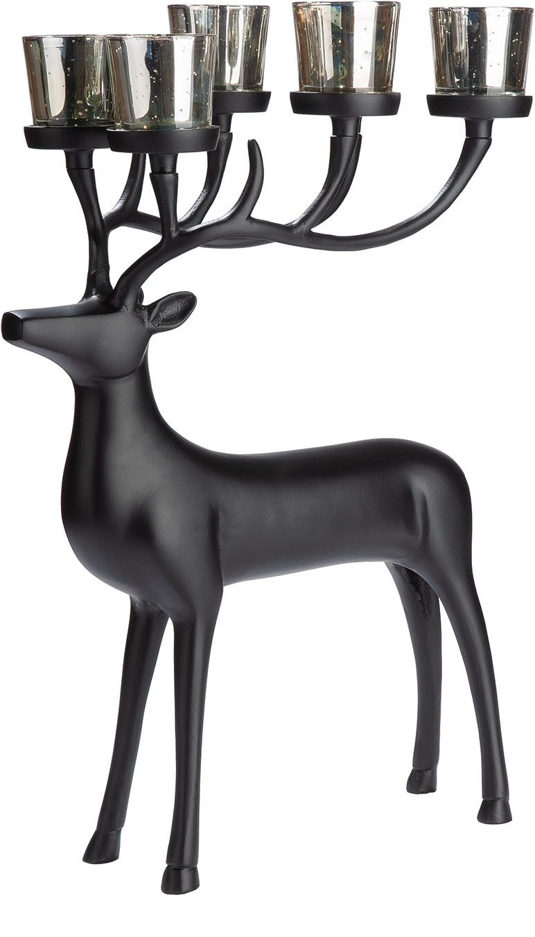 GILDE Skulptur Figur Hirsch Ciervo Geweih