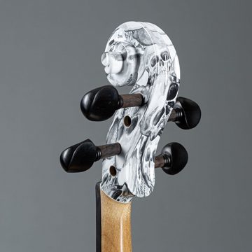 FAME E-Violine, EV-1312 Elektrische Violine, DEAD HEDZ, Ahornkorpus, Ebenholzgriffbrett, Shadow Tonabnehmersystem, inklusive Bogen und Etui, Elektrische Violine, EV-1312, Shadow Tonabnehmersystem
