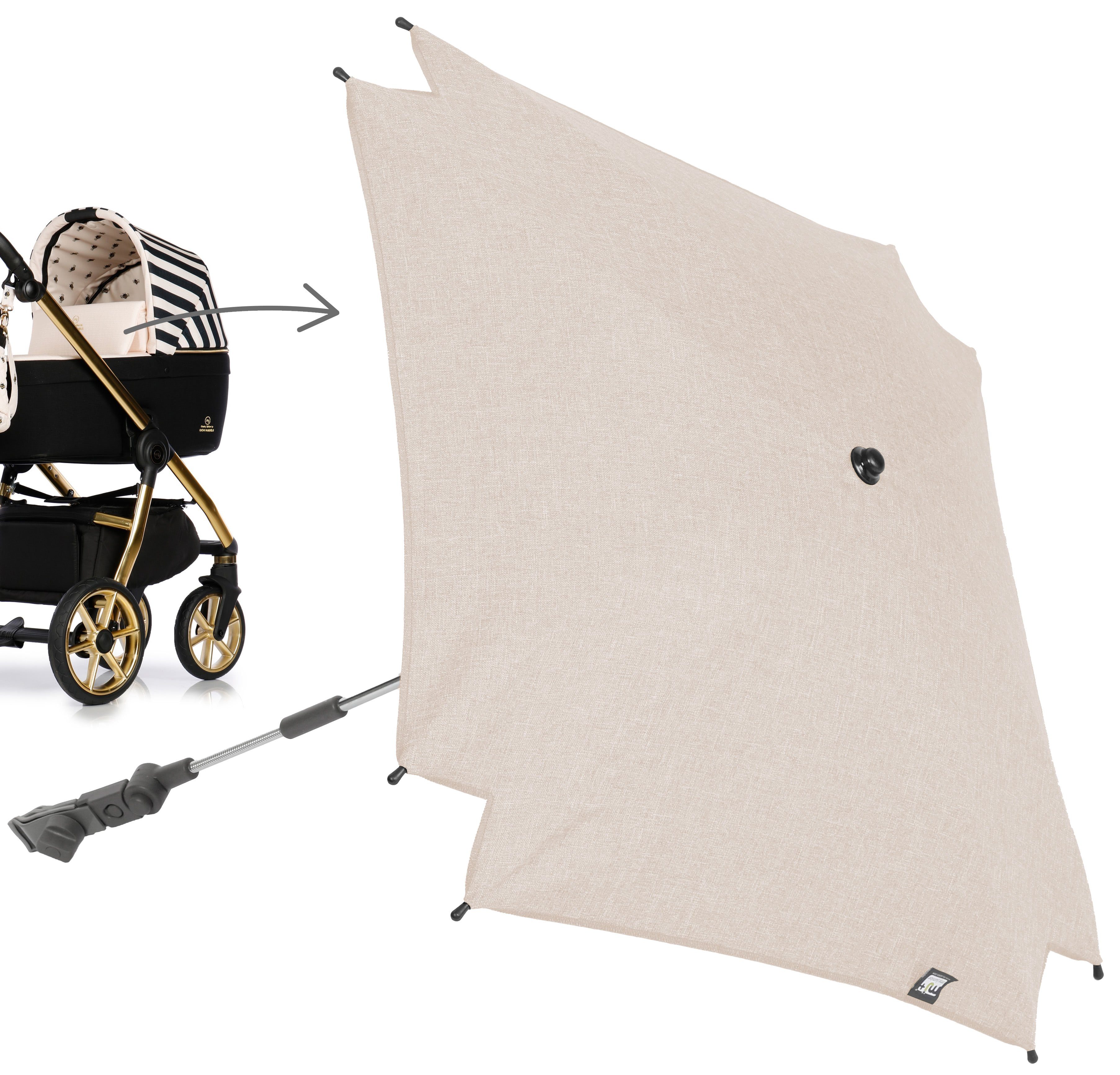 my junior Kinderwagenschirm my junior® Sonnenschirm UV50+ My Shadow