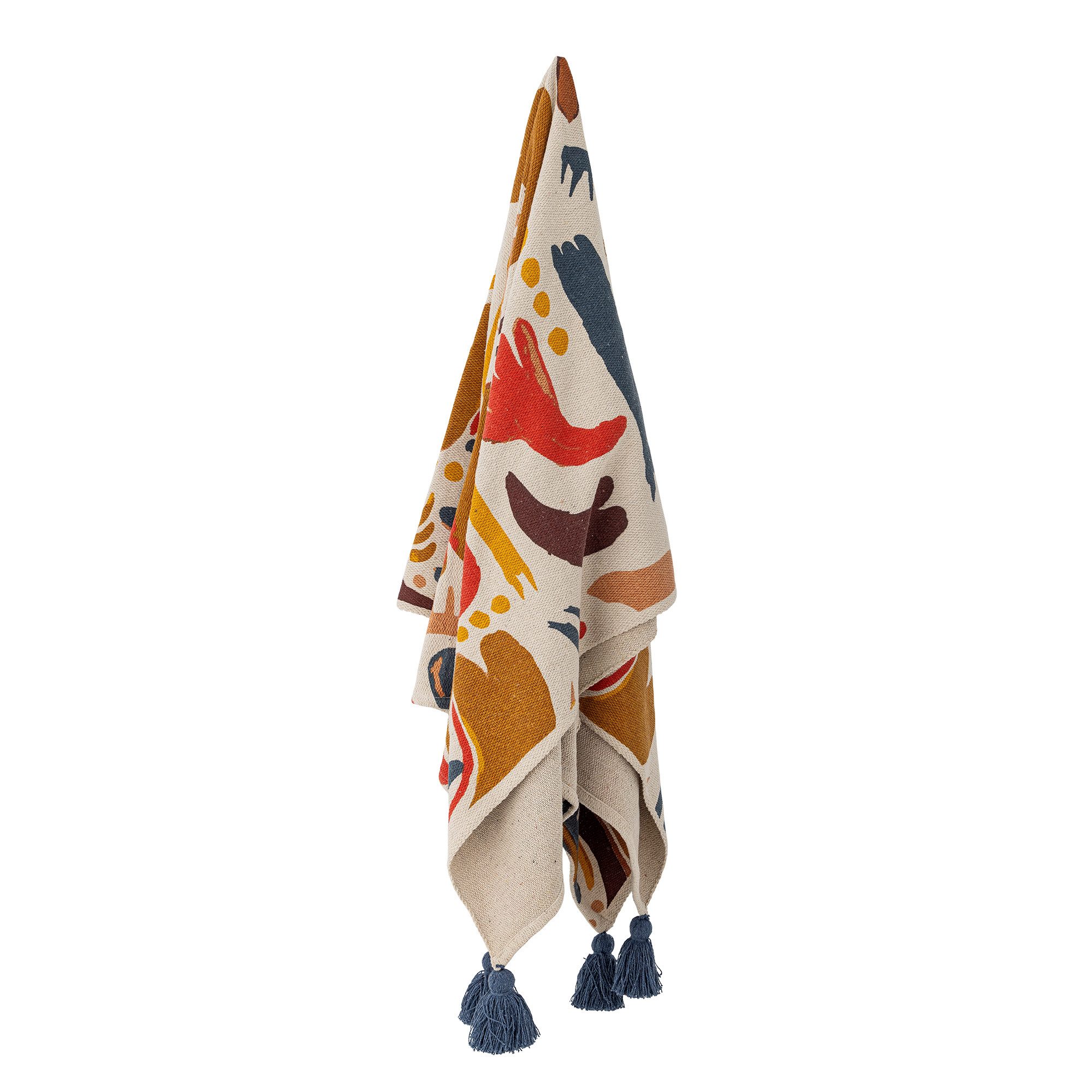 Bloomingville Tagesdecke Bloomingville Horus Decke, Orange günstig online kaufen