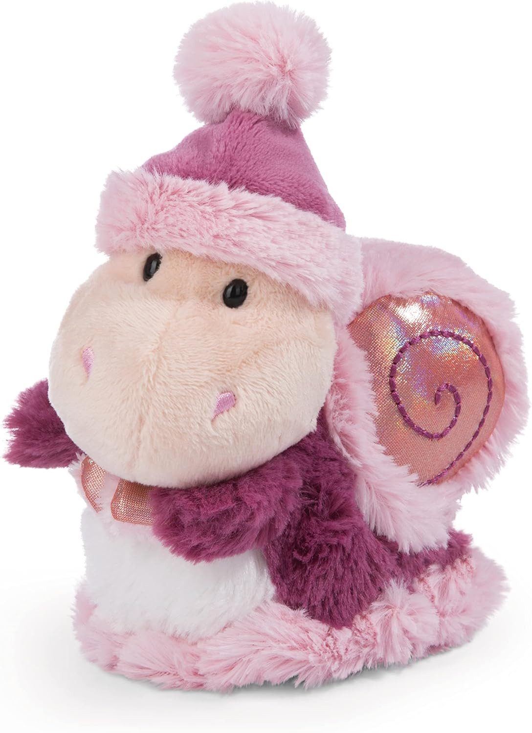 Nici Kuscheltier 49308 - Schnecke SOA, pink, 17 cm (1-St)