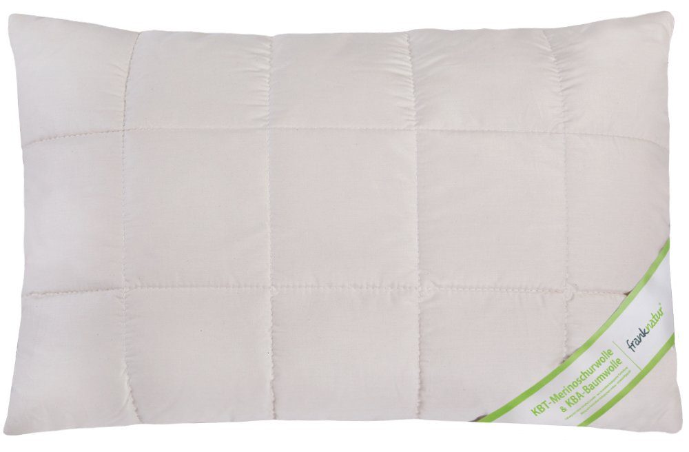 franknatur Kopfkissen Kissen Natalia, Füllung: 100% Schurwolle, Bezug: 100% günstig online kaufen