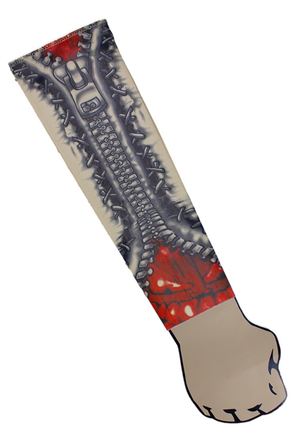 Das Kostümland Schmuck-Tattoo Tattoo Ärmel Stulpe mit Reißverschluss