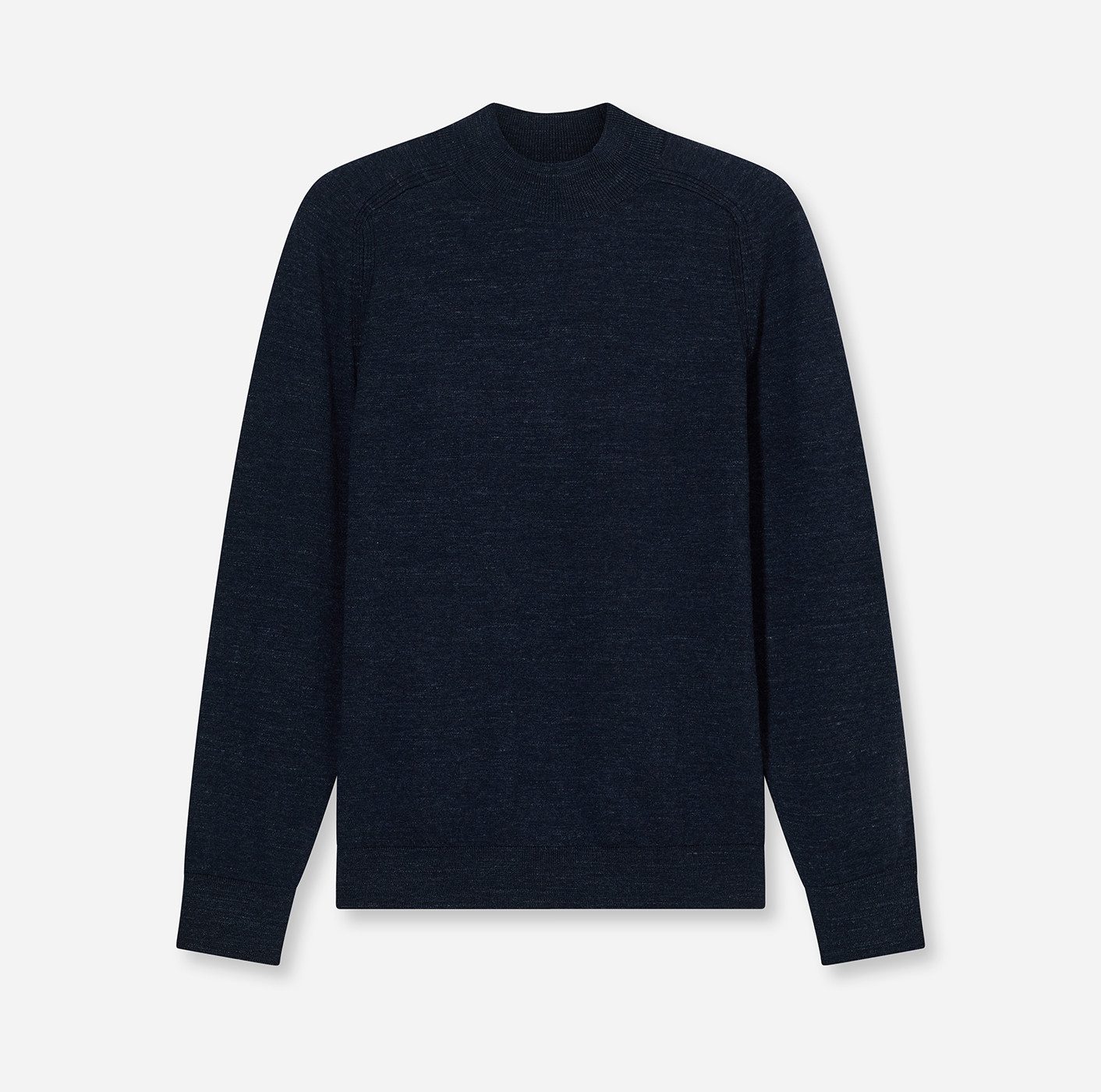 OLYMP Rundhalspullover Rundhals in melierter Optik günstig online kaufen