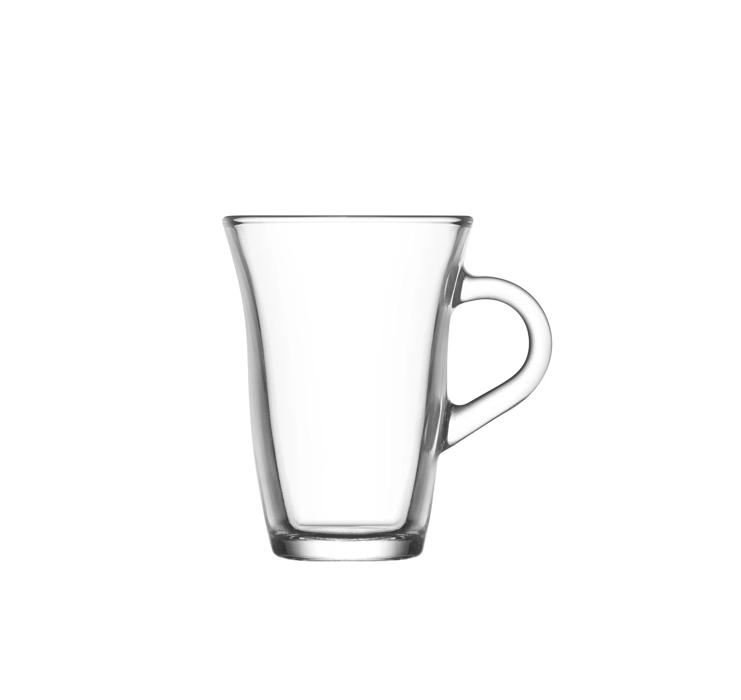 LAV Teeglas Nisa 3er Set mit Henkel - 150 ml, elegant & robust, 3-tlg., Glas, 3-teilig, 150 ml