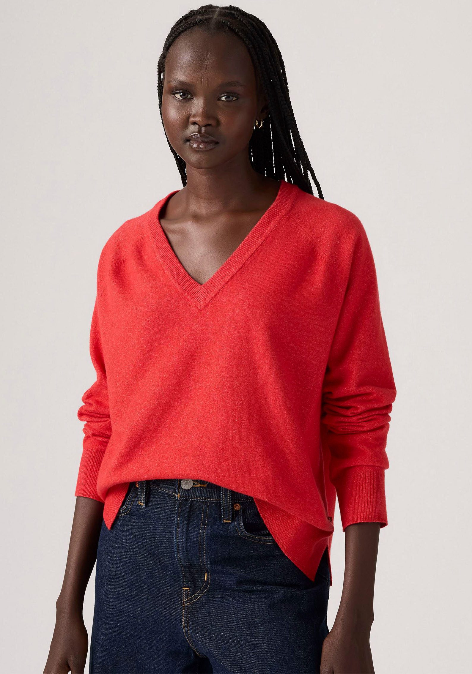 Levi's® V-Ausschnitt-Pullover TARA SUPER SOFT V günstig online kaufen