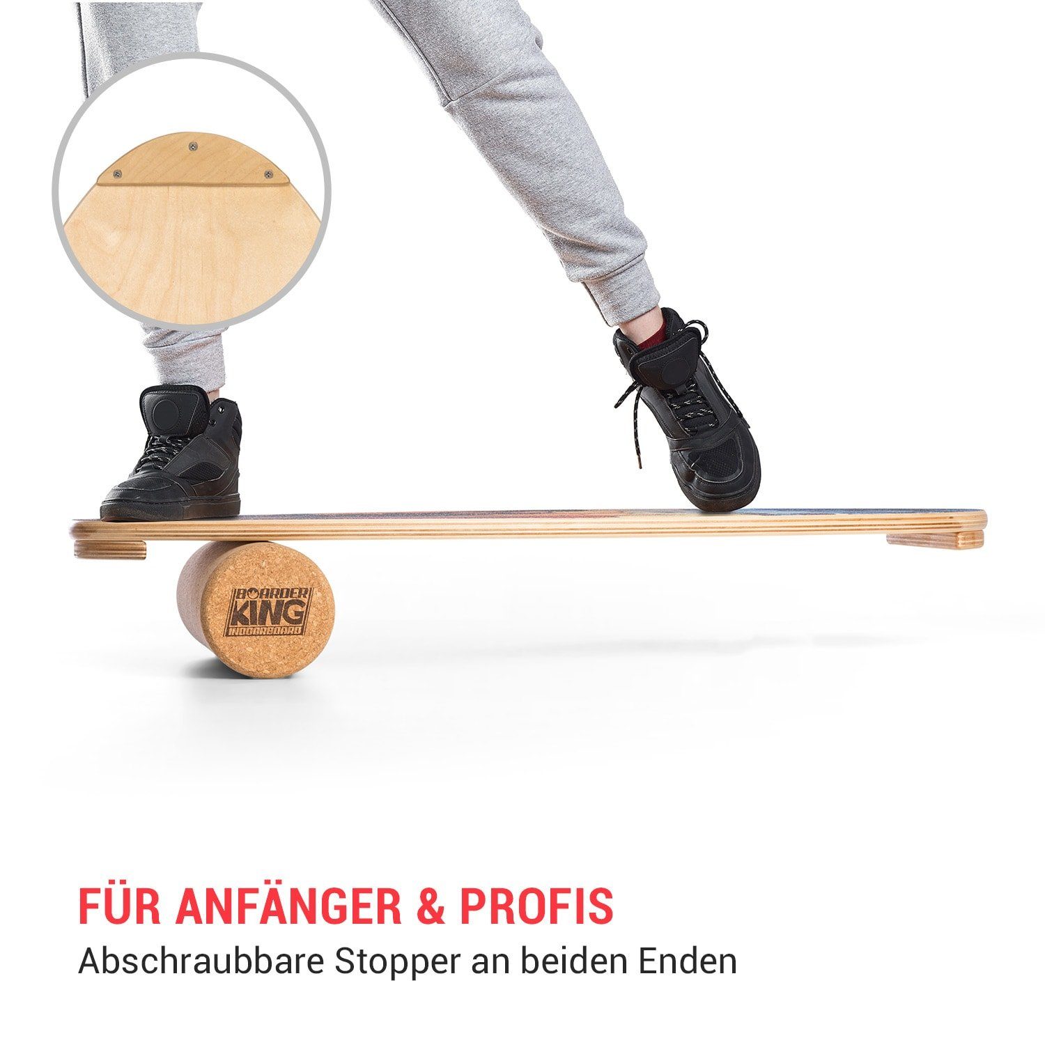 Allrounder BoarderKING Gleichgewichtstrainer Indoorboard