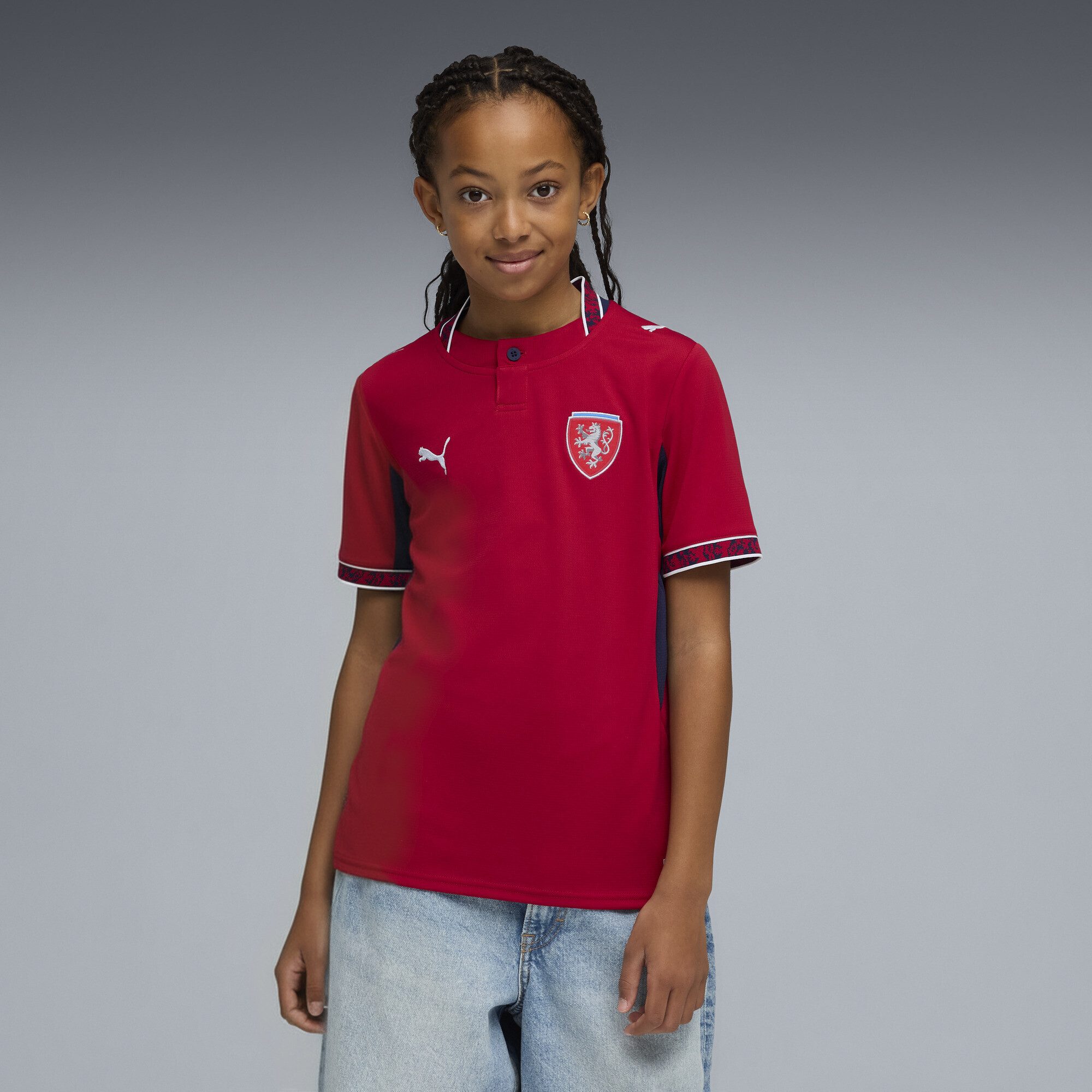 PUMA Trainingsshirt Tschechien 2026 Heimtrikot Jugendliche