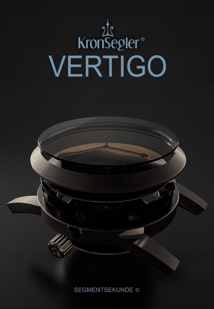 Vertigo stahl-silbern/Leder Kronsegler Automatikuhr