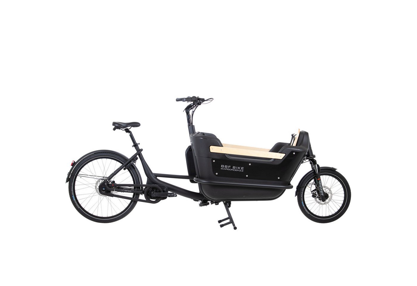 Thumbnail - BBF Bikes E-Bike Lastenrad eCargorider 2.2 Royal, 8 Gang, Nabenschaltung, Mittelmotor, 504 Wh, E Bike Lastenrad 26/20 Zo...