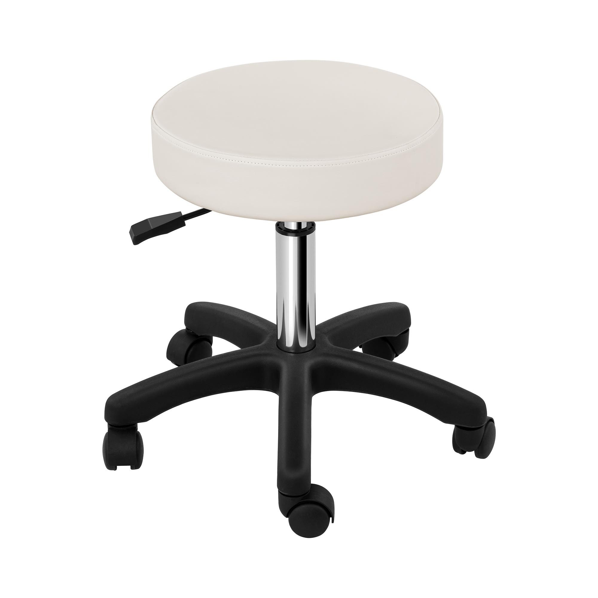 Drehhocker Rollhocker Bürohocker Drehhocker Praxishocker Arbeitshocker Beige