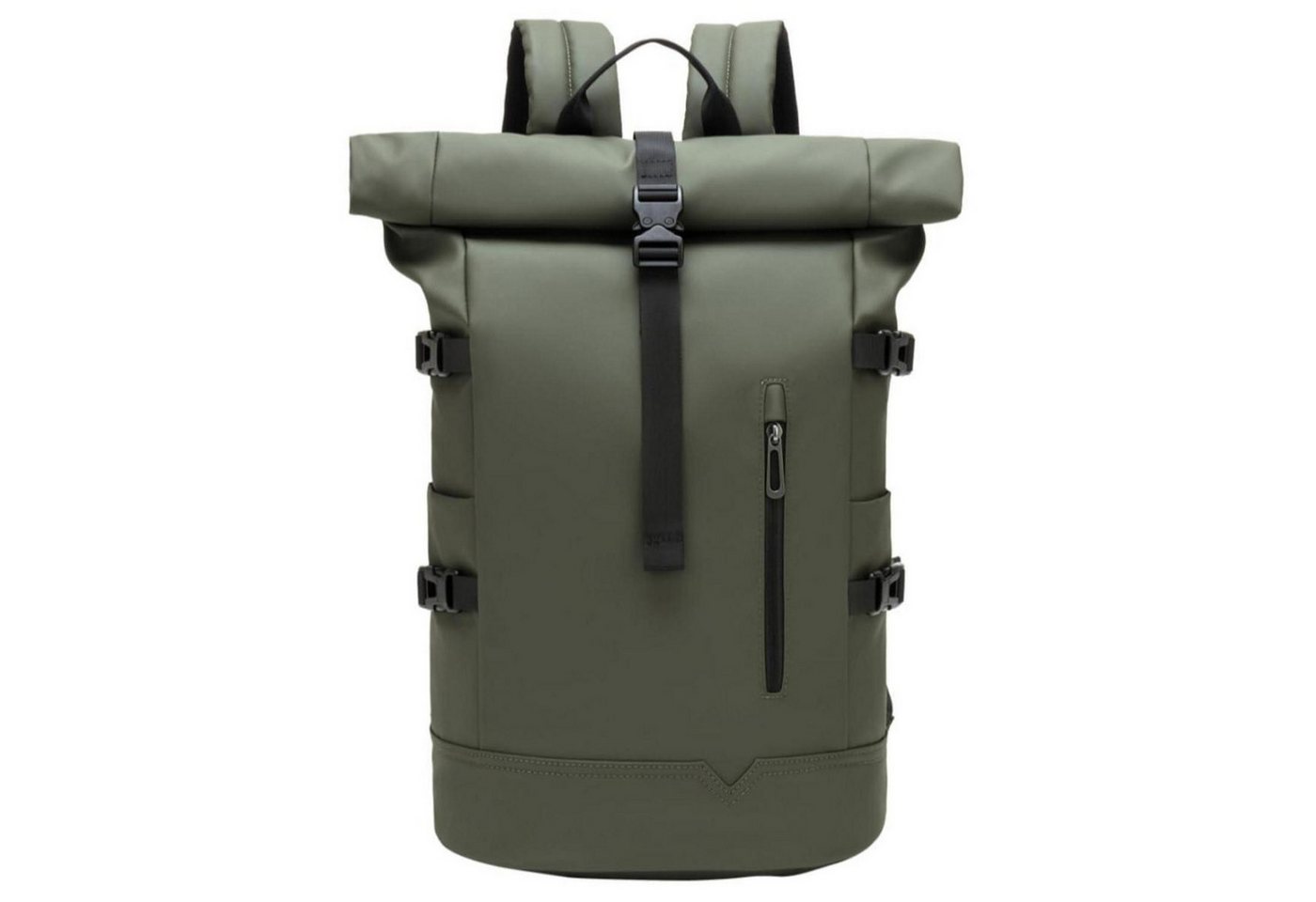 LuxusKollektion Laptoprucksack Rolltop Rucksack Groß 33L Grün
