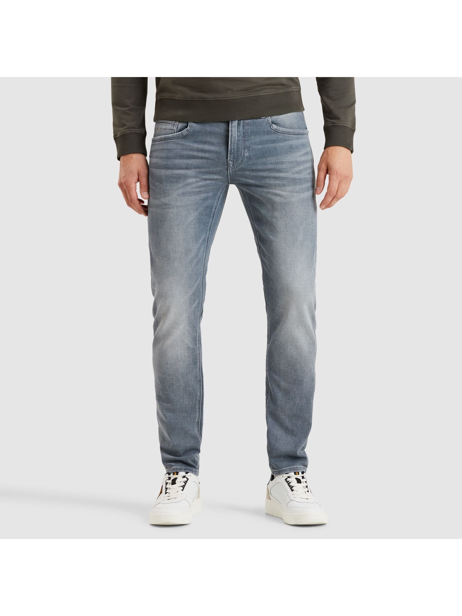 PME Legend Herren Jeans TAILWHEEL - Low Waist - Slim Fit - Grau Blau günstig online kaufen