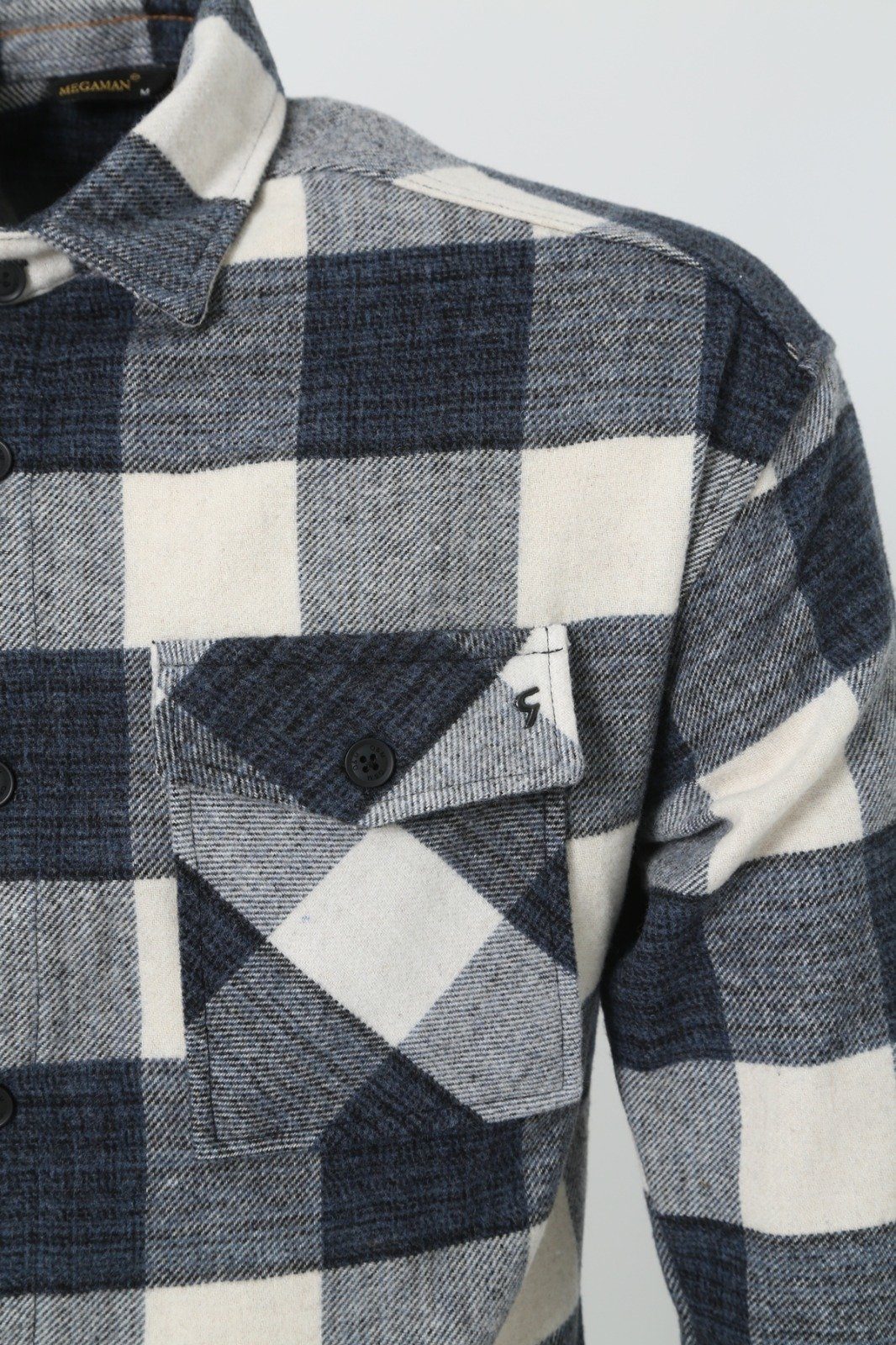 Megaman Jeans Flanellhemd Flanellhemd H-265 Flanellhemd günstig online kaufen