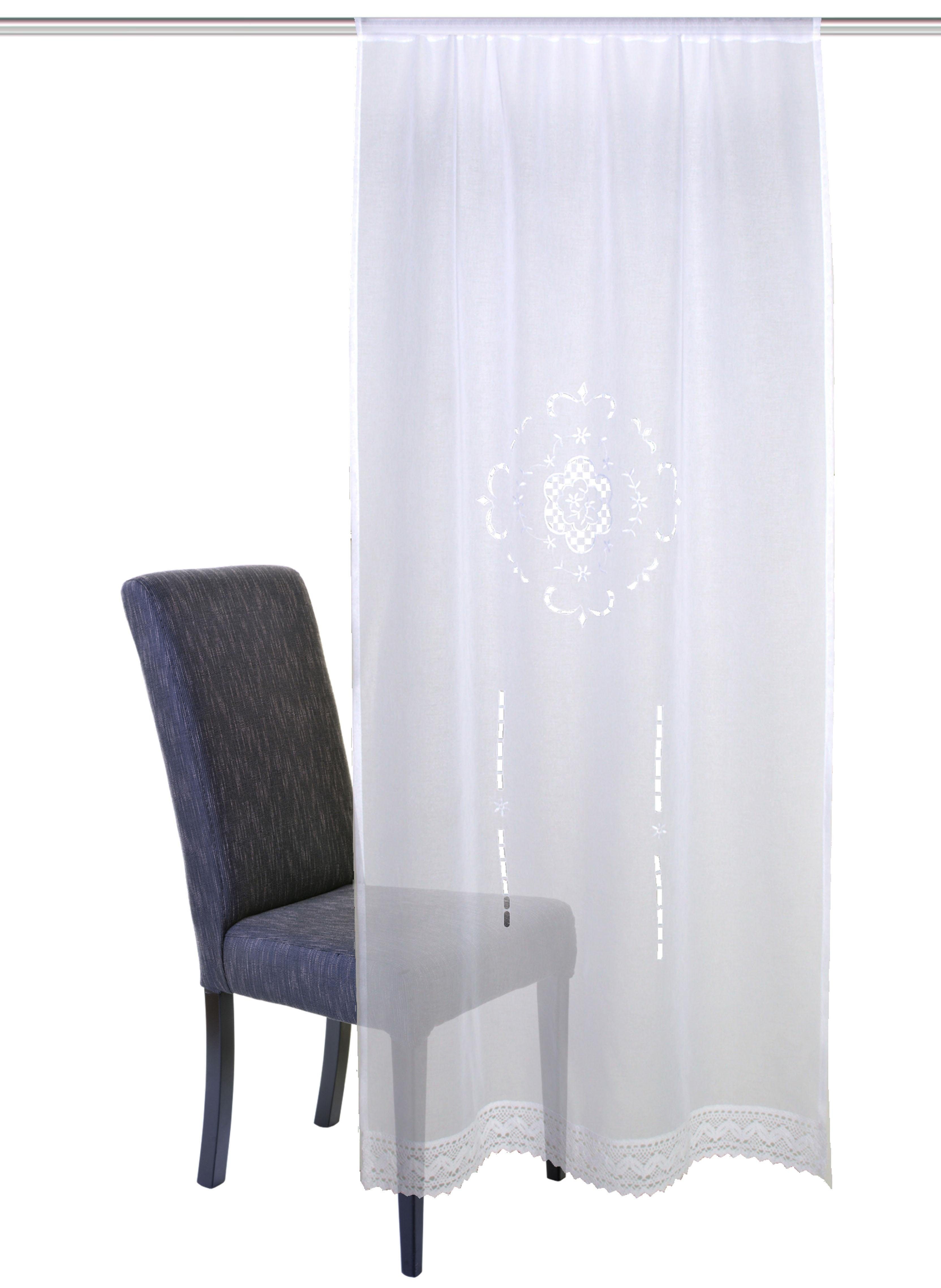 HOME WOHNIDEEN Türvorhang ALEGRA (1 St), Stangendurchzug, halbtransparent günstig online kaufen