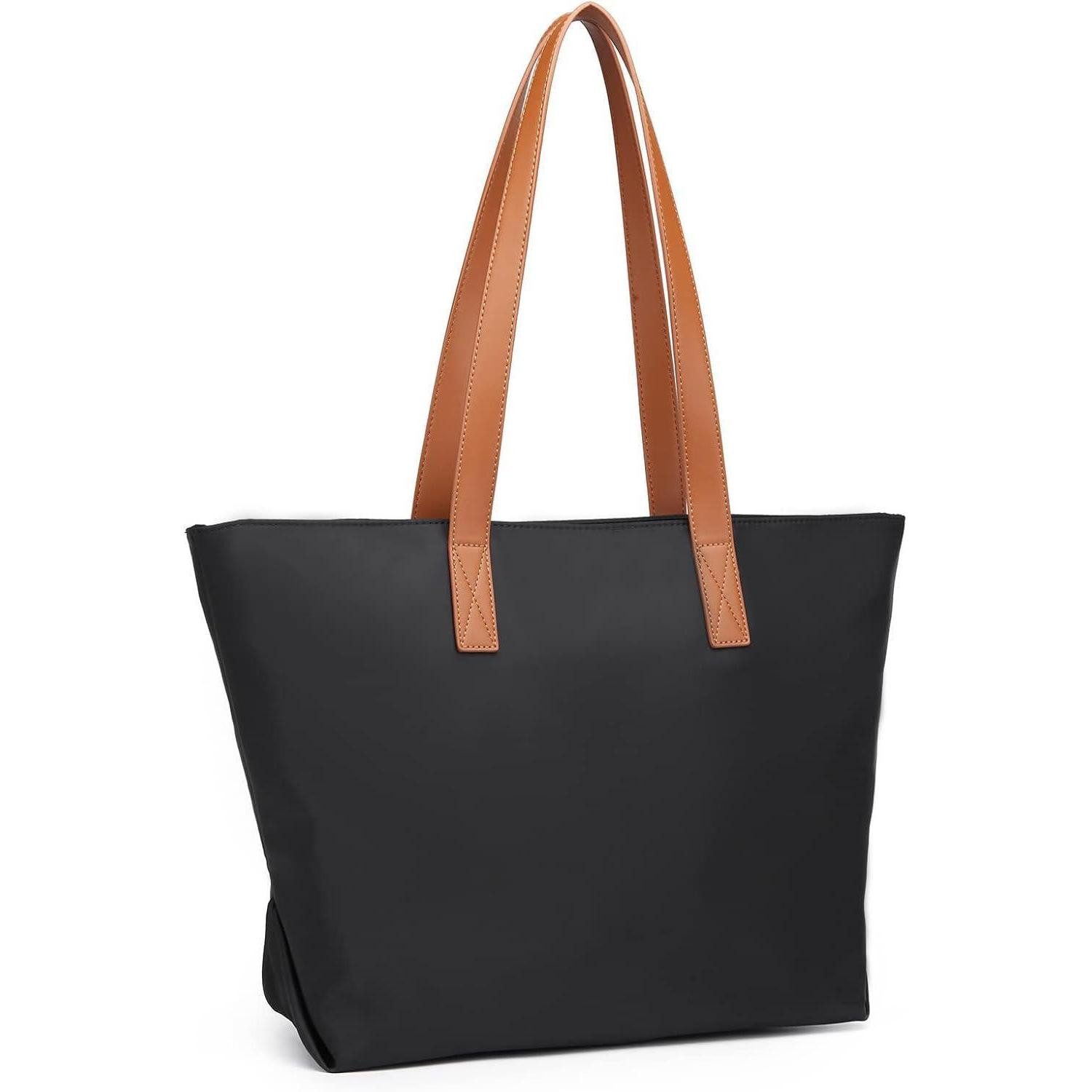 Shopper Damen Shopper Nylon wasserdicht Henkeltasche Laptop-Schultertasche